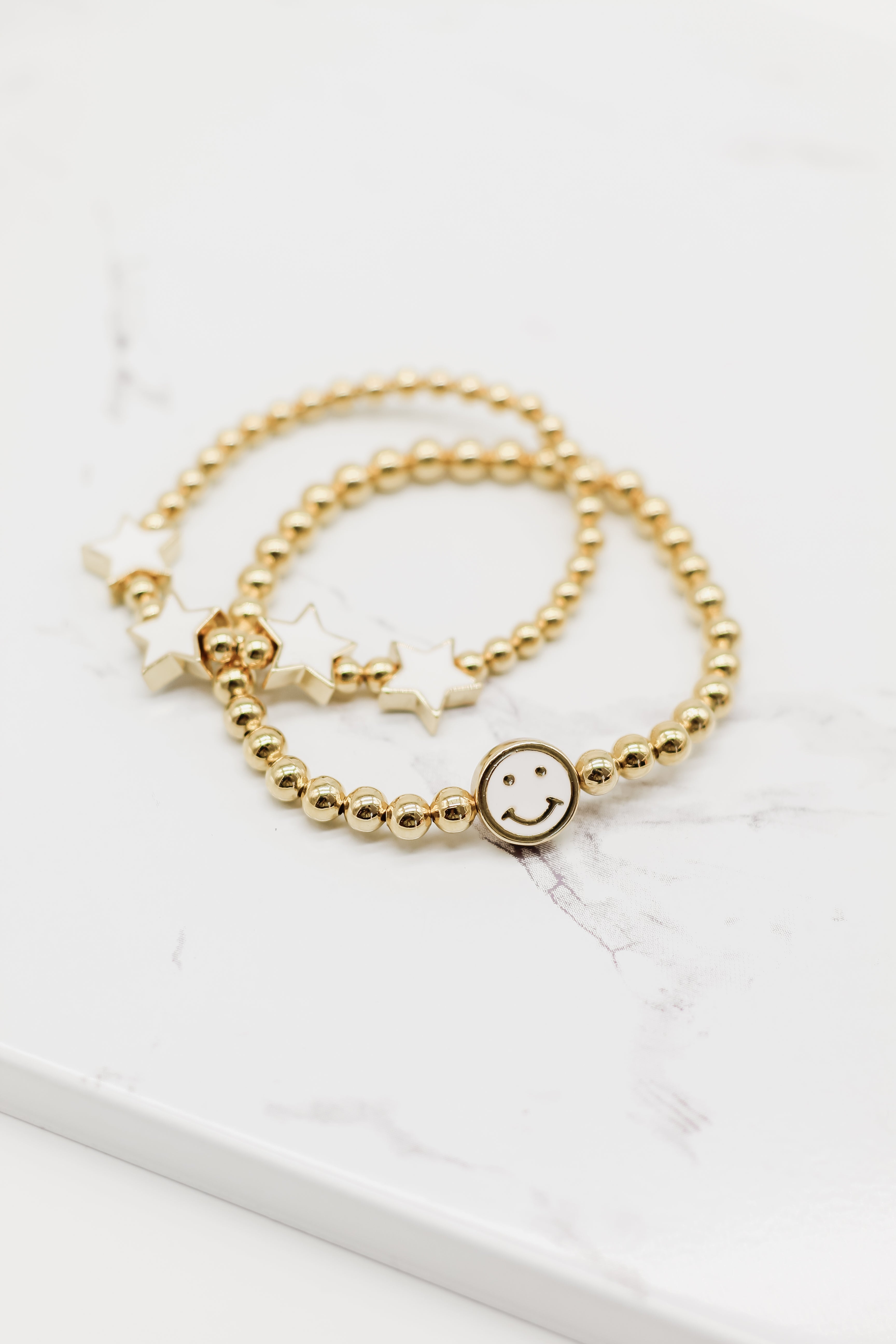 14k Gold Filled Enamel Charm Bracelet