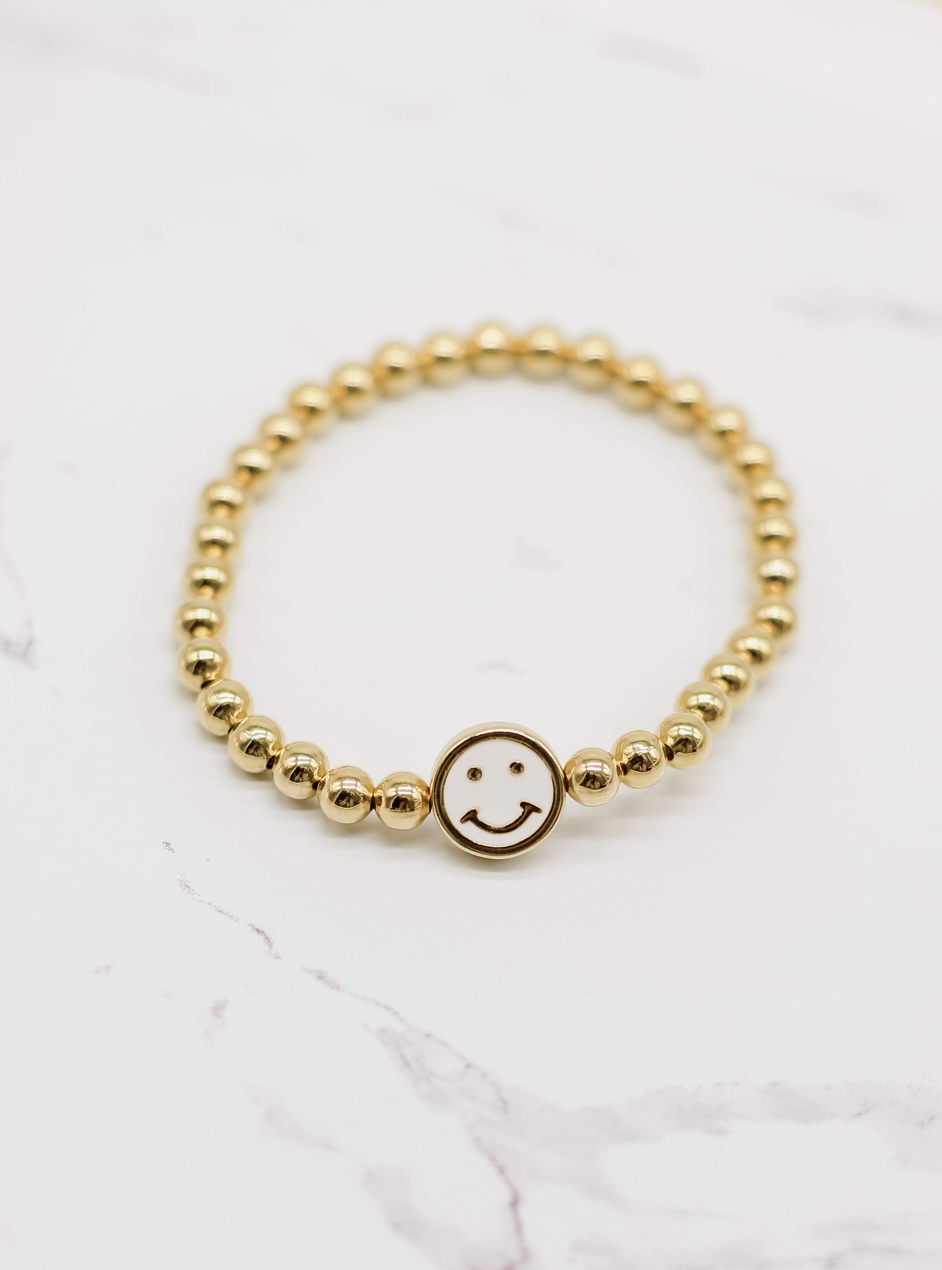 14k Gold Filled Enamel Charm Bracelet