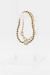 14k Gold Filled Enamel Charm Bracelet