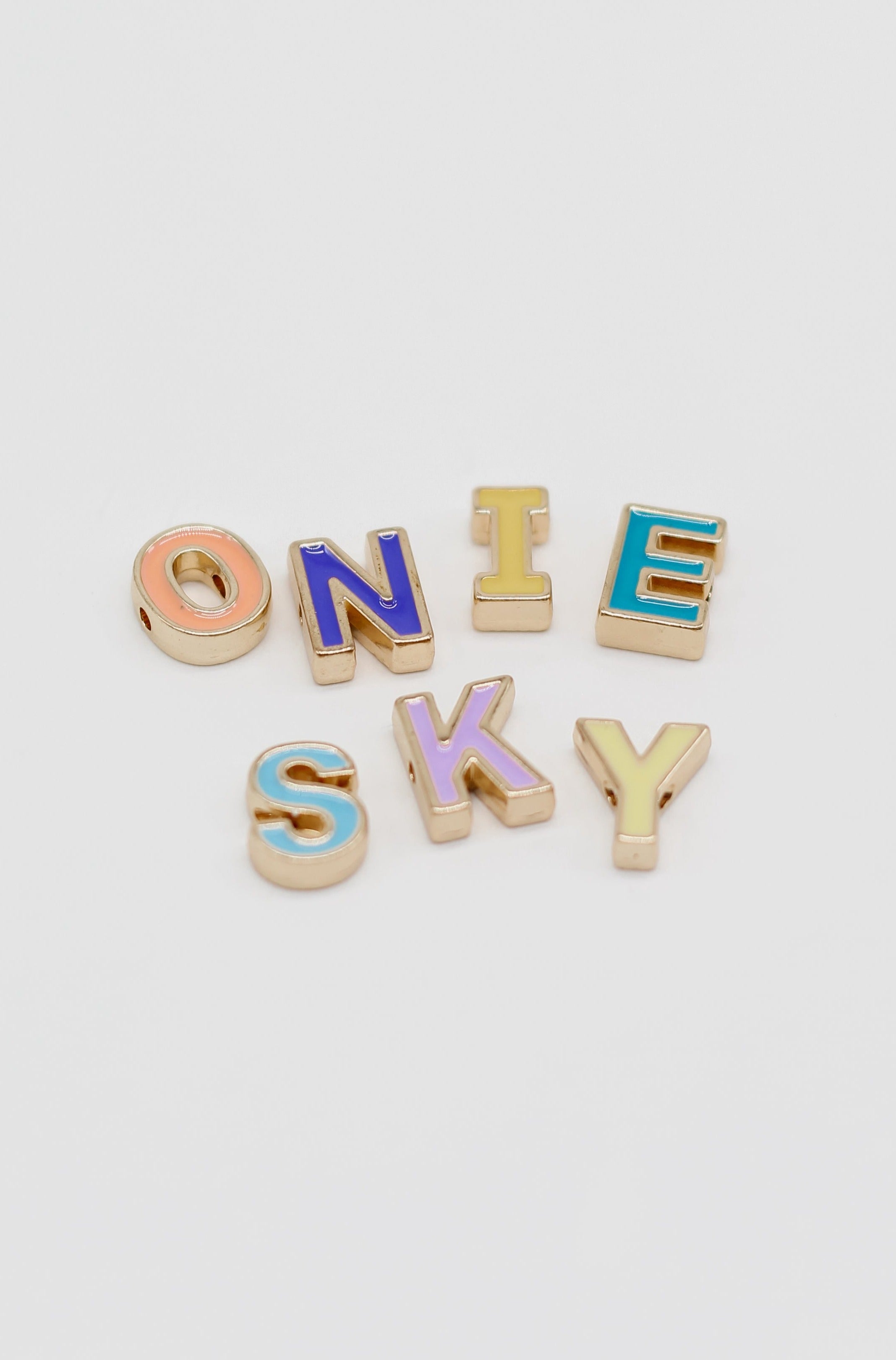 14k Gold Alphabet Bracelet
