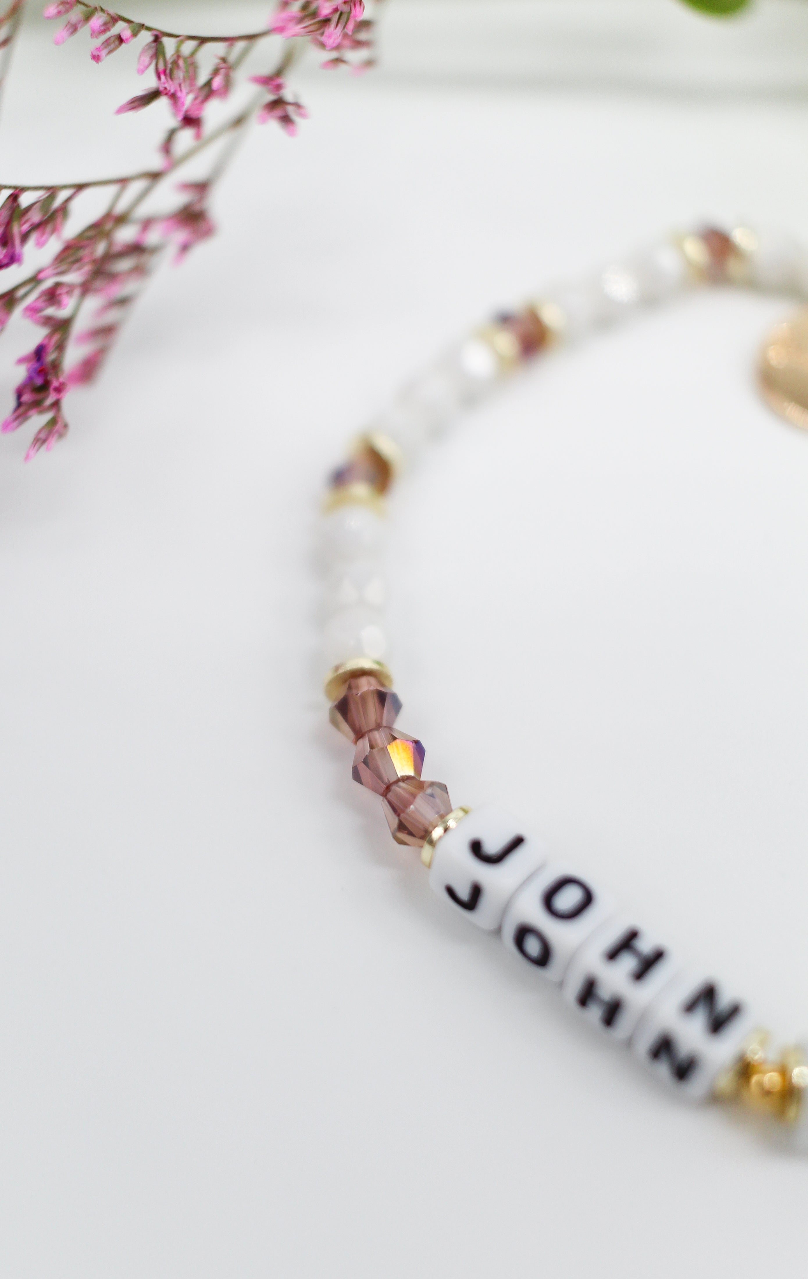 Seed Bead Bible Verse Bracelet