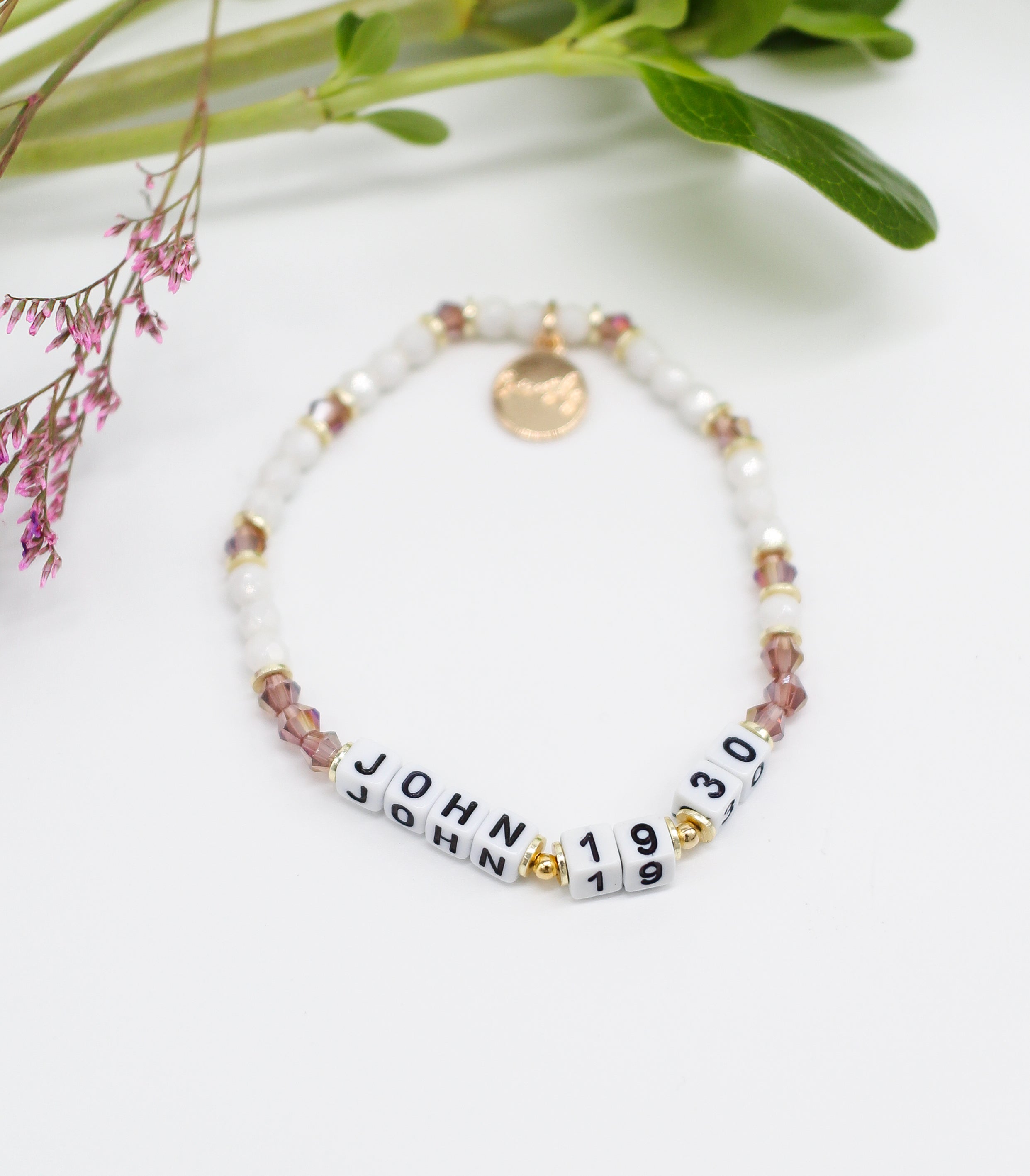 Seed Bead Bible Verse Bracelet