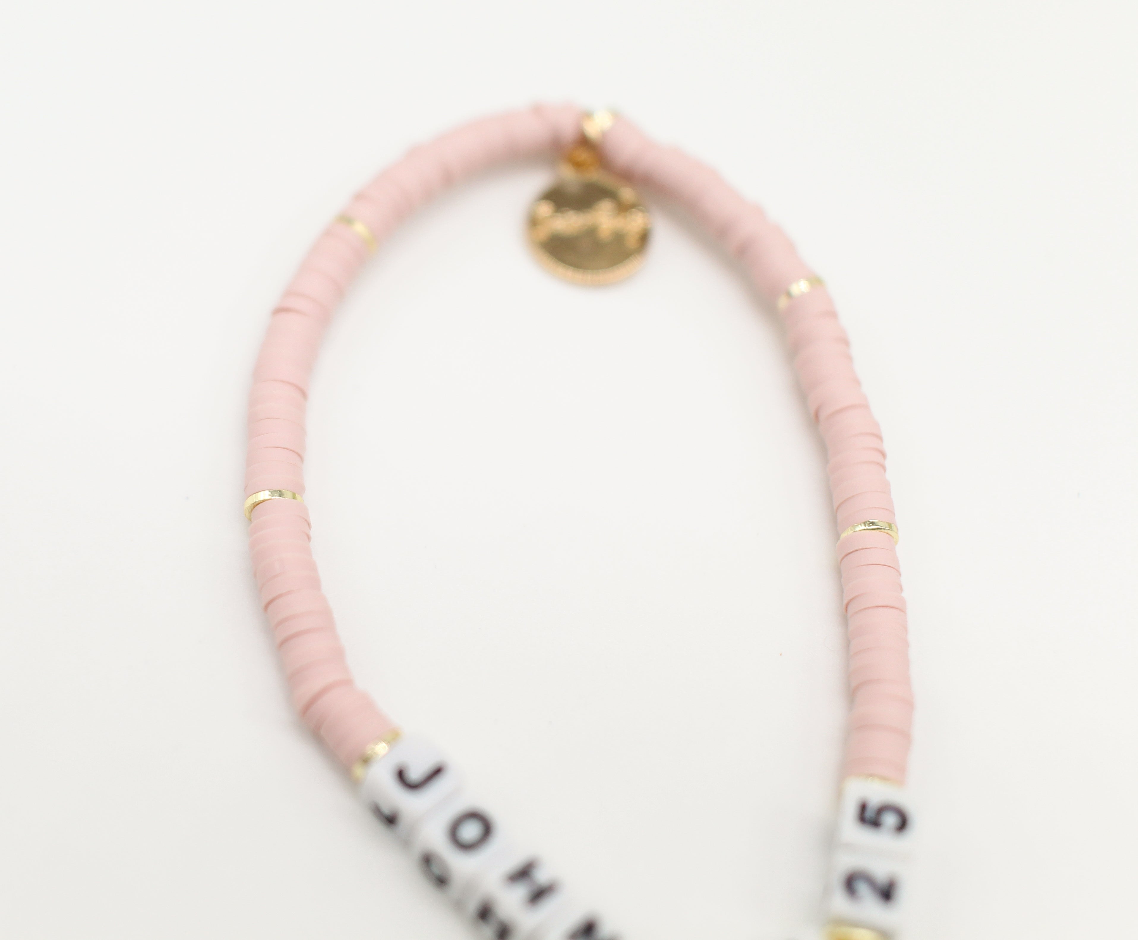 Mini Heishi Bible Verse Bracelet