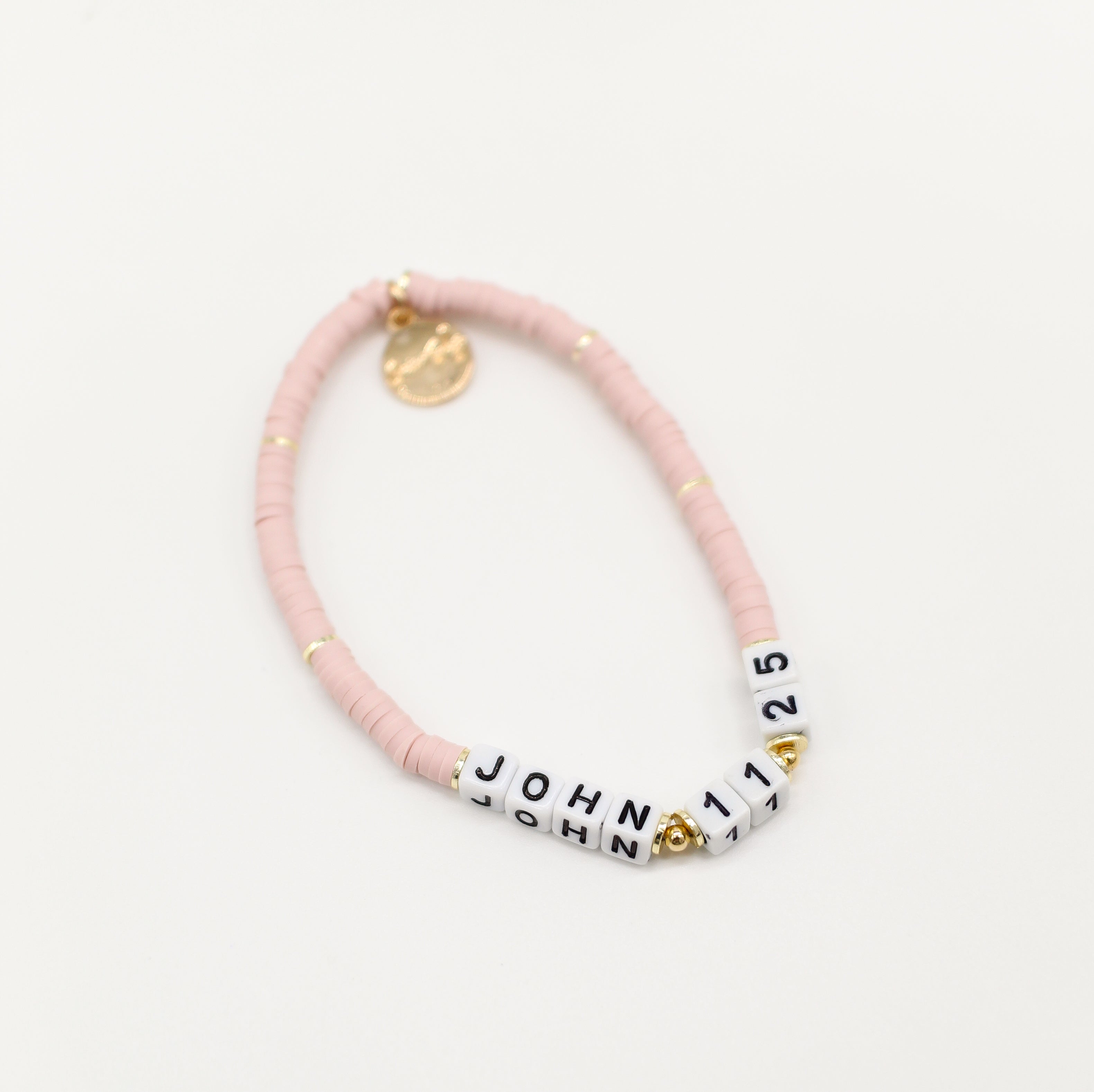 Mini Heishi Bible Verse Bracelet