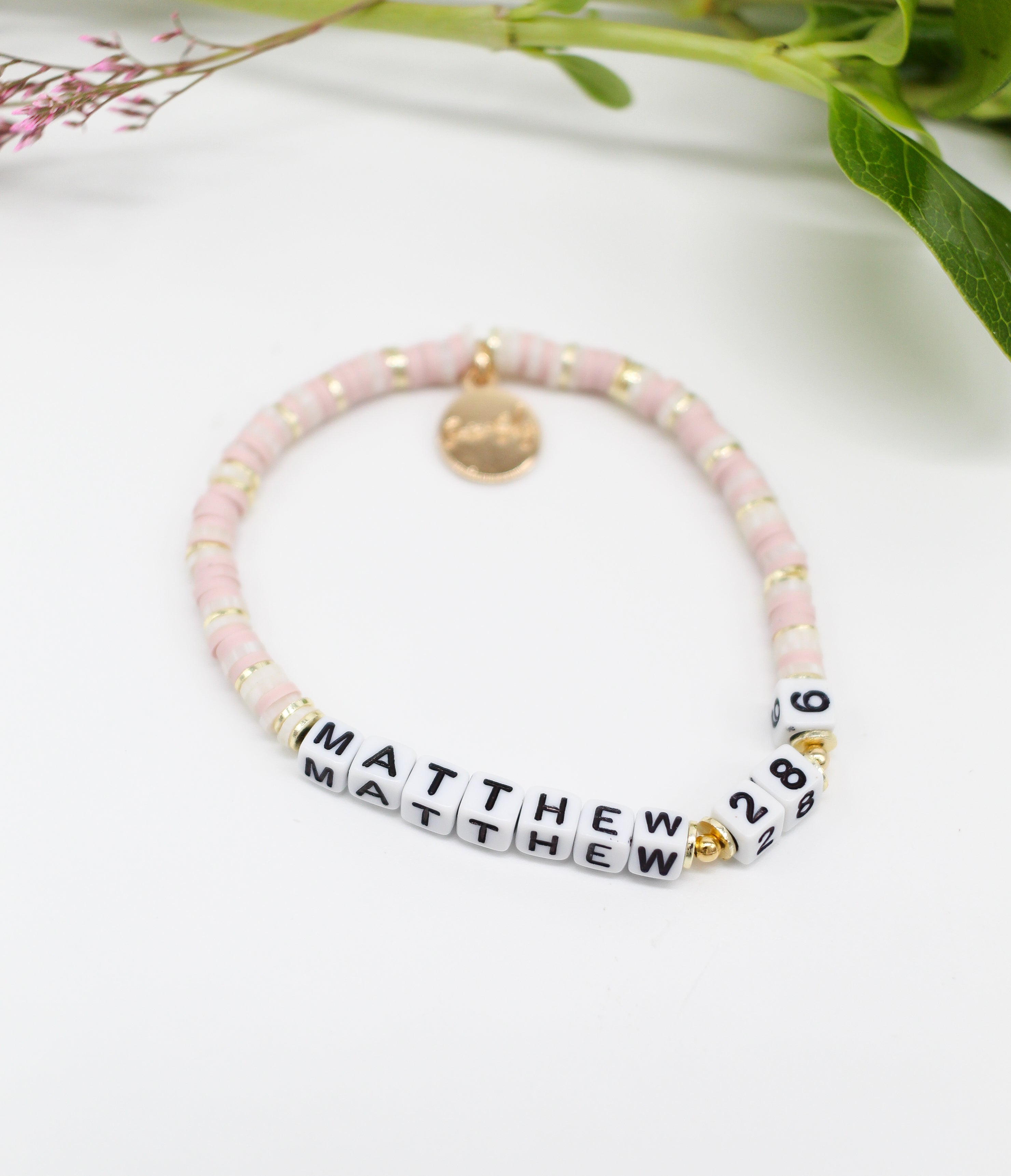 Mini Cocktail Bible Verse Bracelet