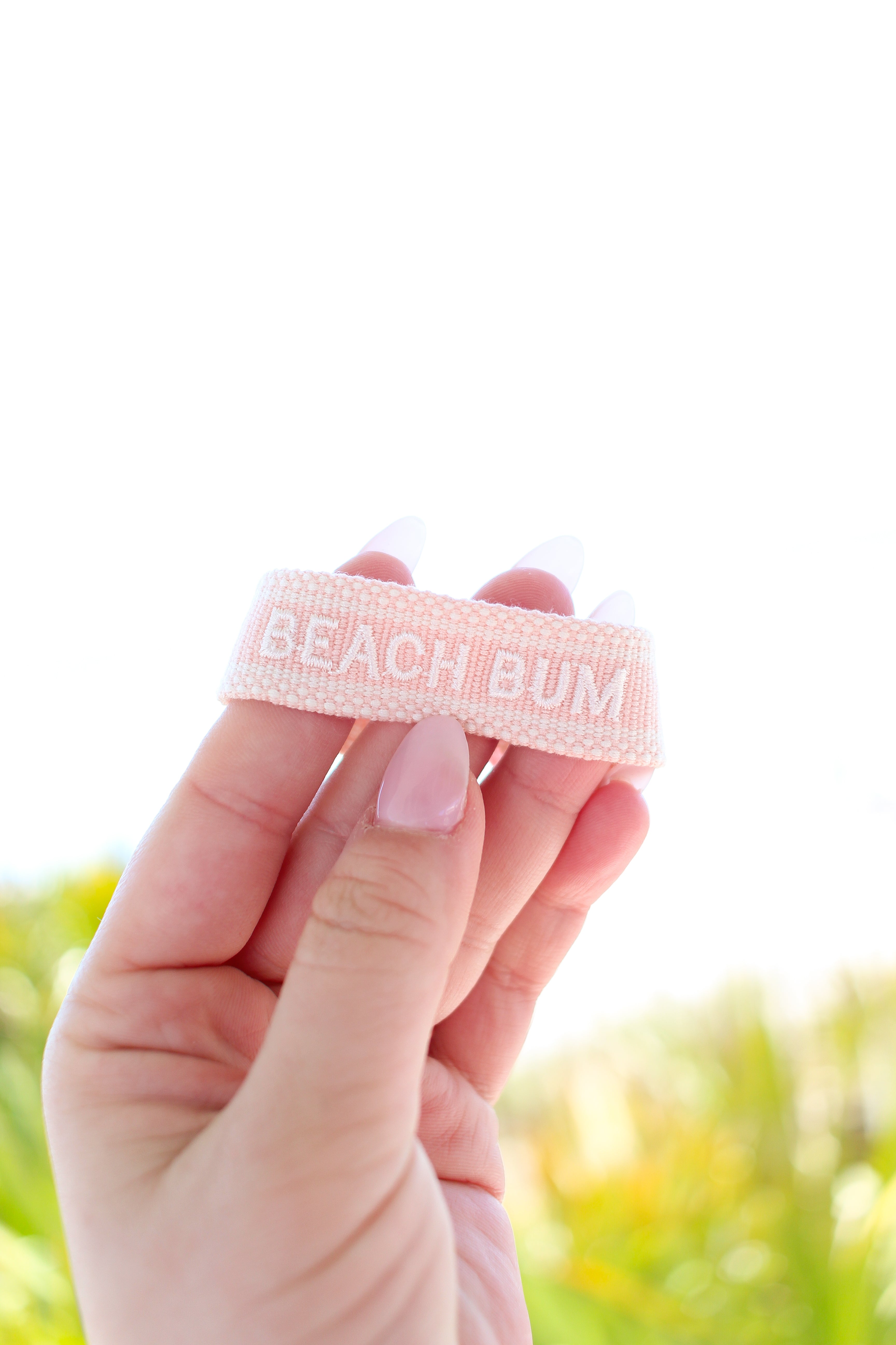 Beach Bum Embroidered Bracelet