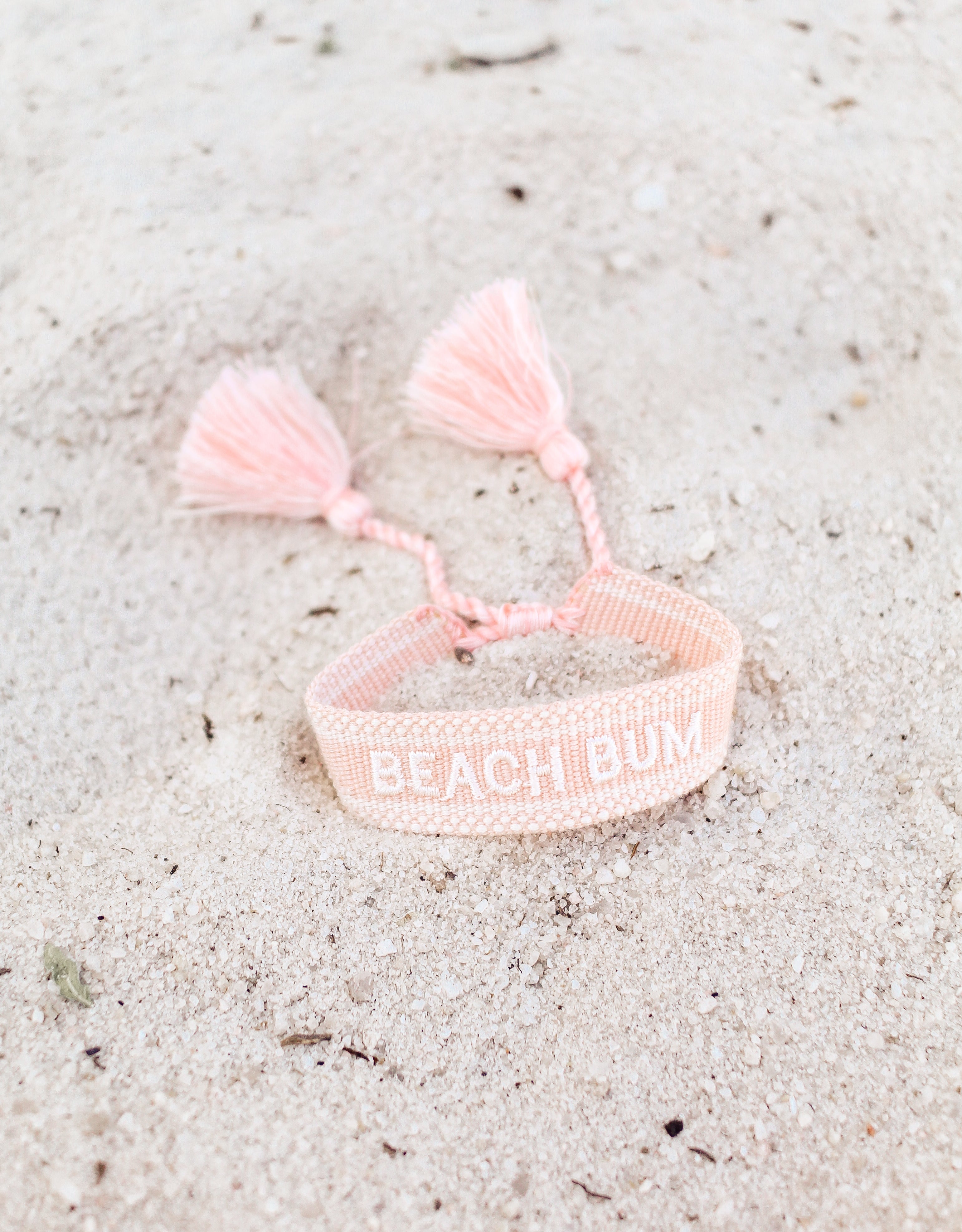 Beach Bum Embroidered Bracelet