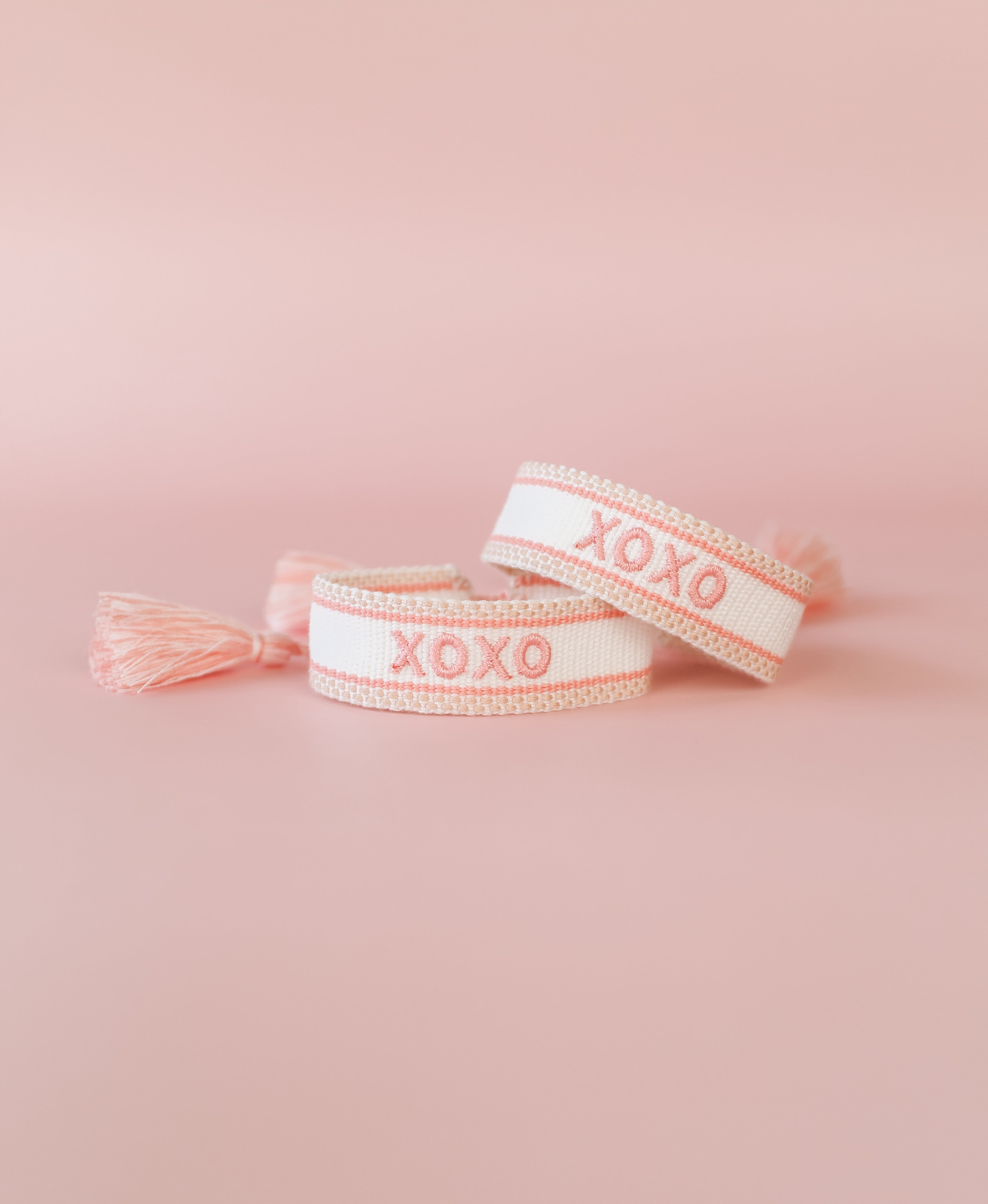 XOXO Embroidered Bracelet