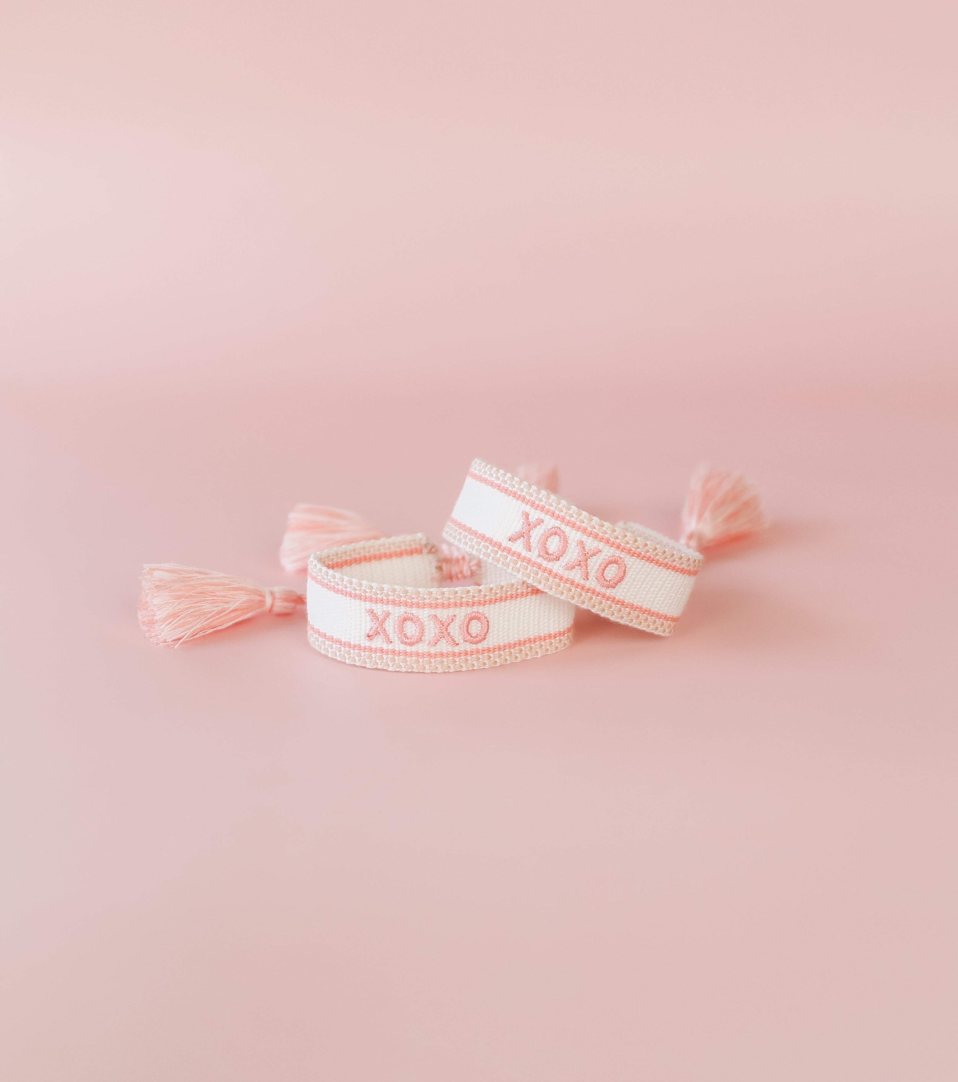 XOXO Embroidered Bracelet