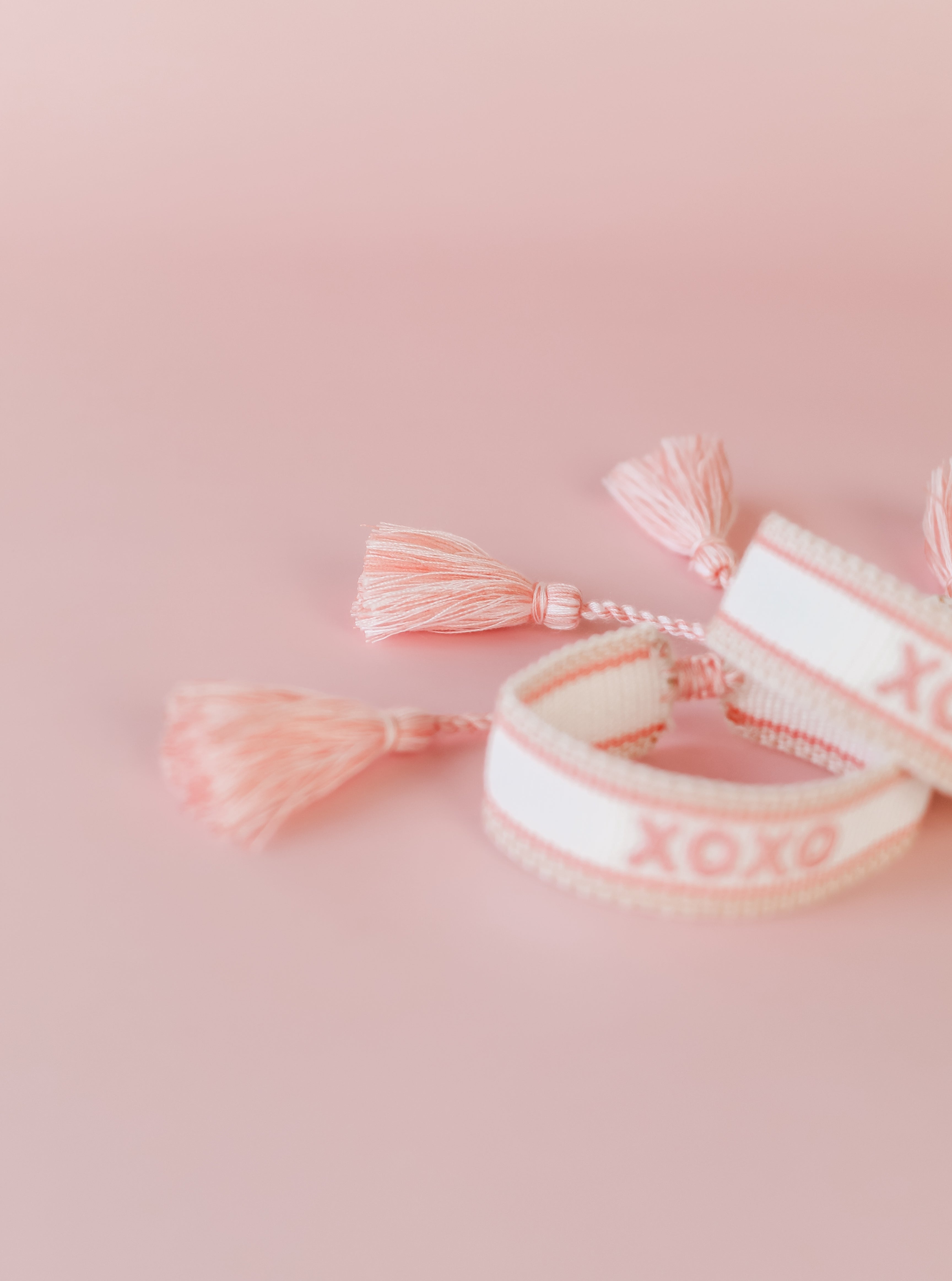 XOXO Embroidered Bracelet