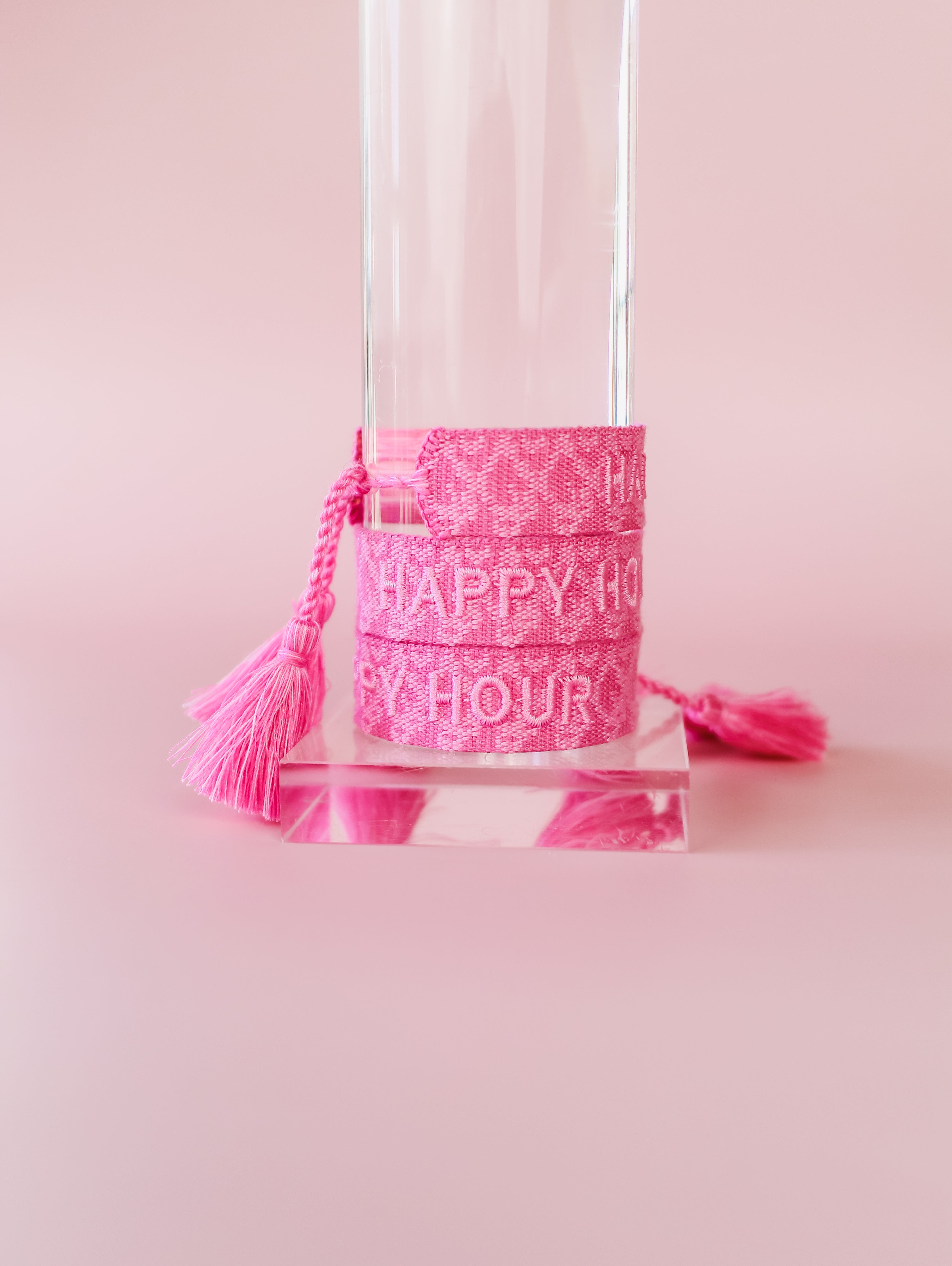 Happy Hour Embroidered Bracelet