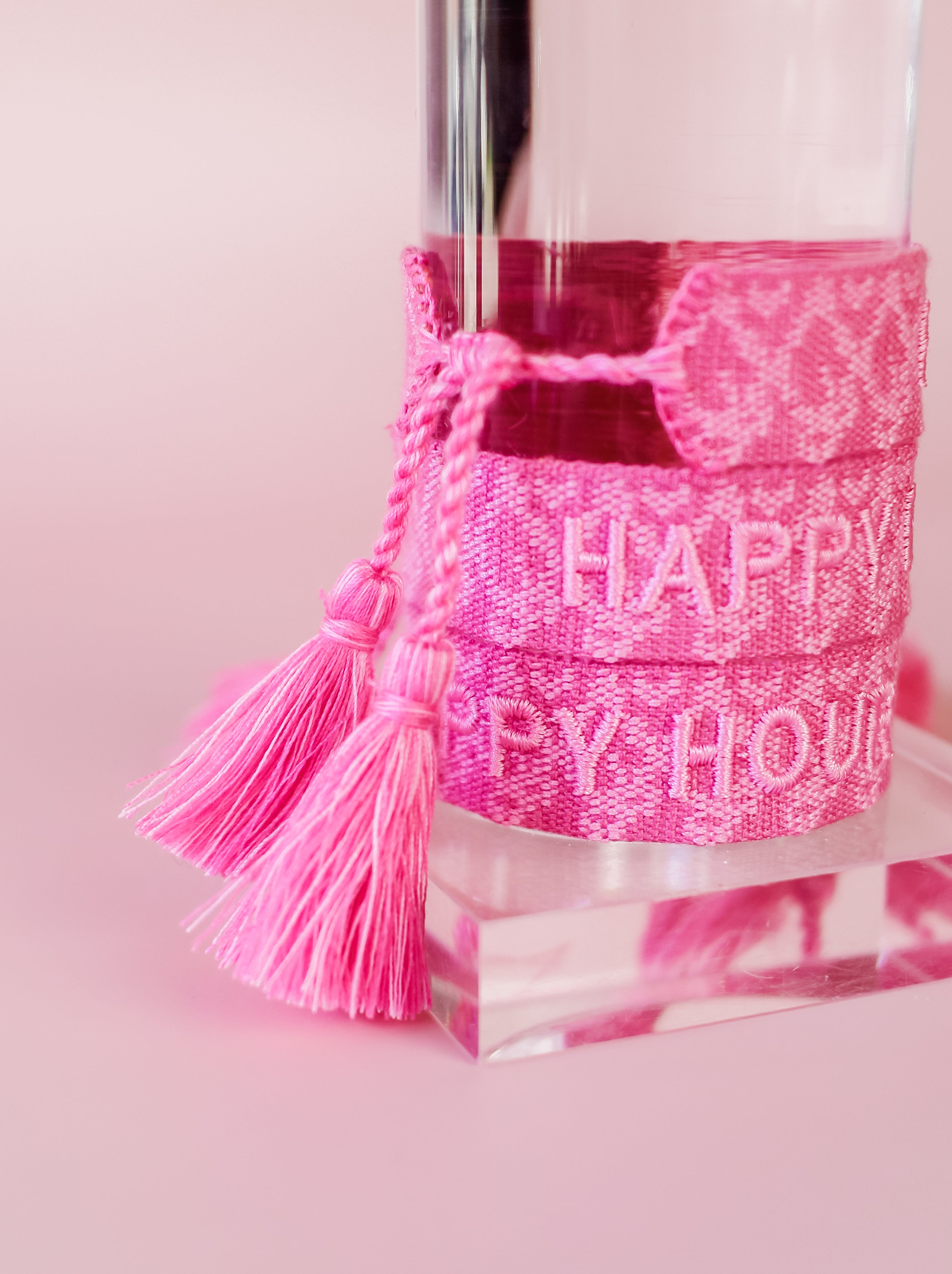 Happy Hour Embroidered Bracelet