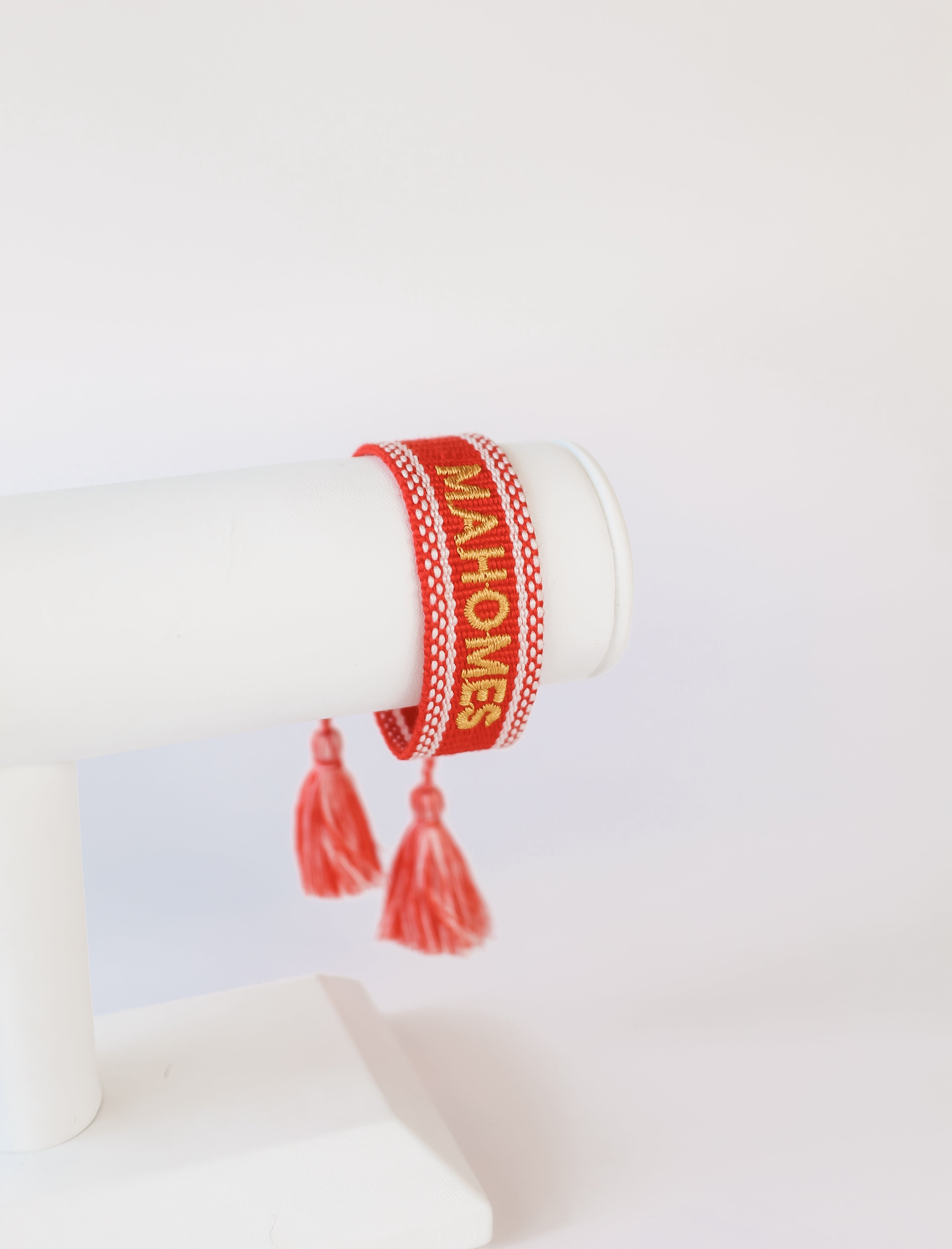 Mahomes Embroidered Bracelet