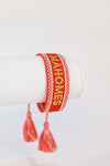 Mahomes Embroidered Bracelet