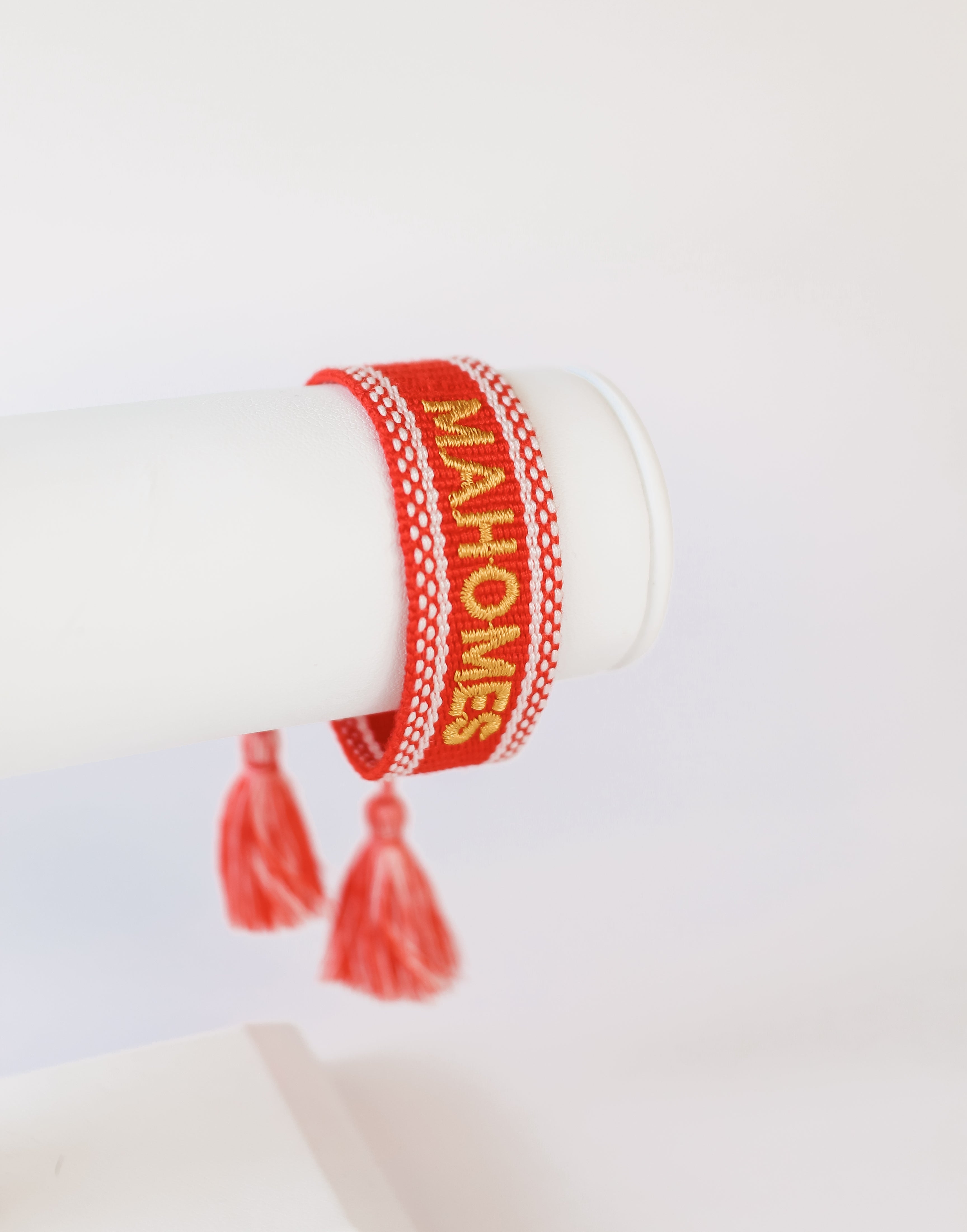 Mahomes Embroidered Bracelet