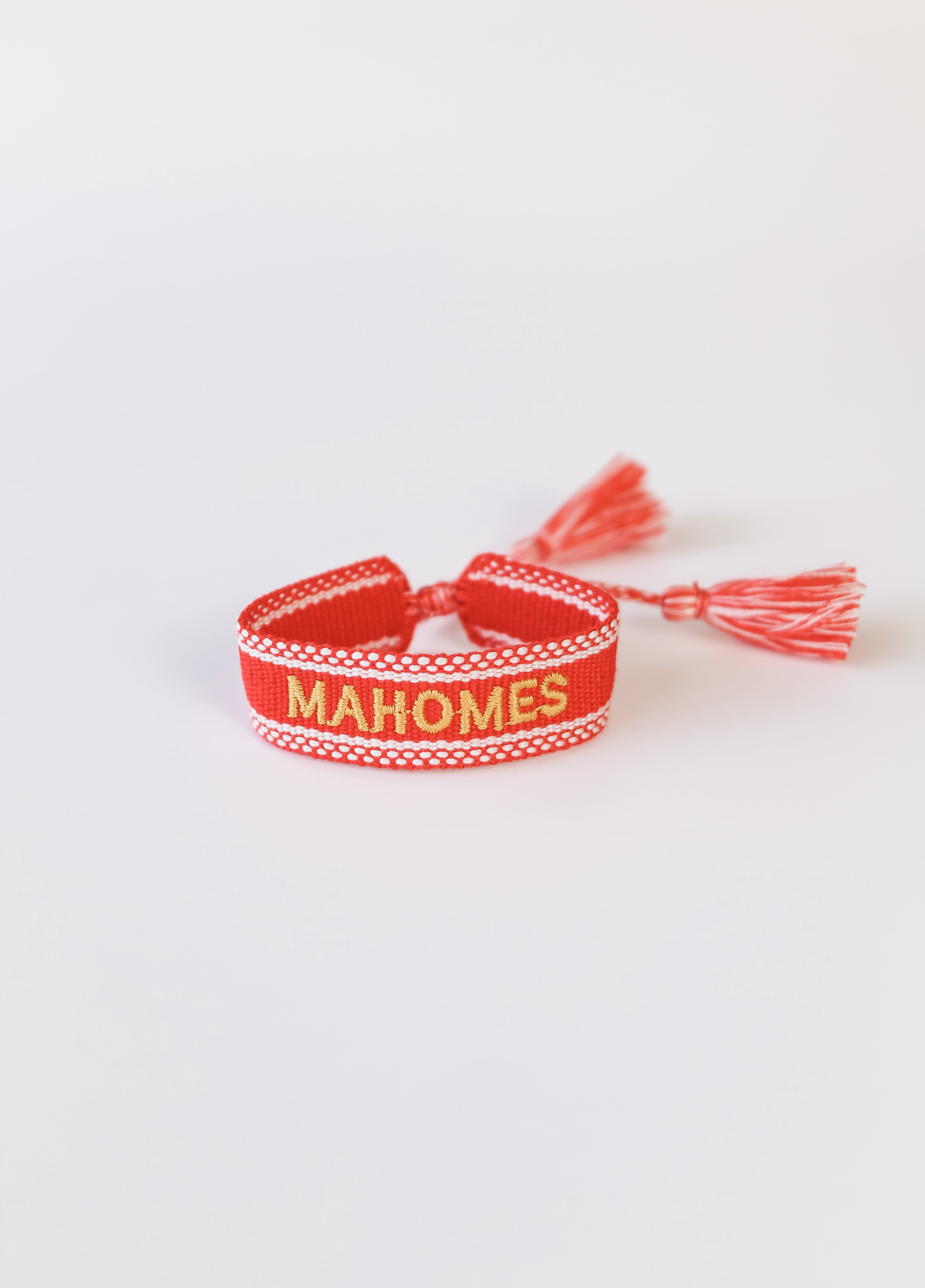 Mahomes Embroidered Bracelet