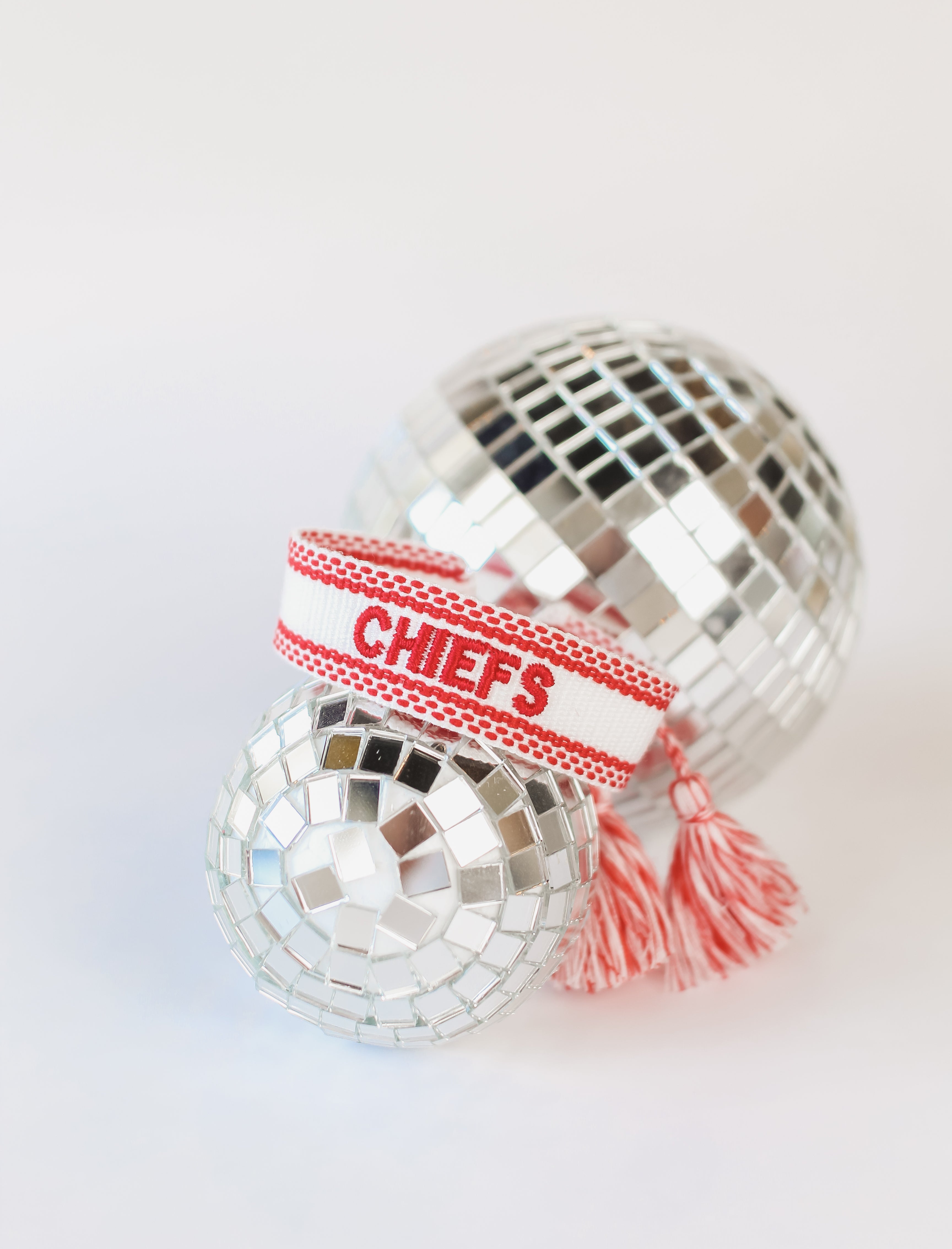 KC Chiefs Embrodiered Bracelet