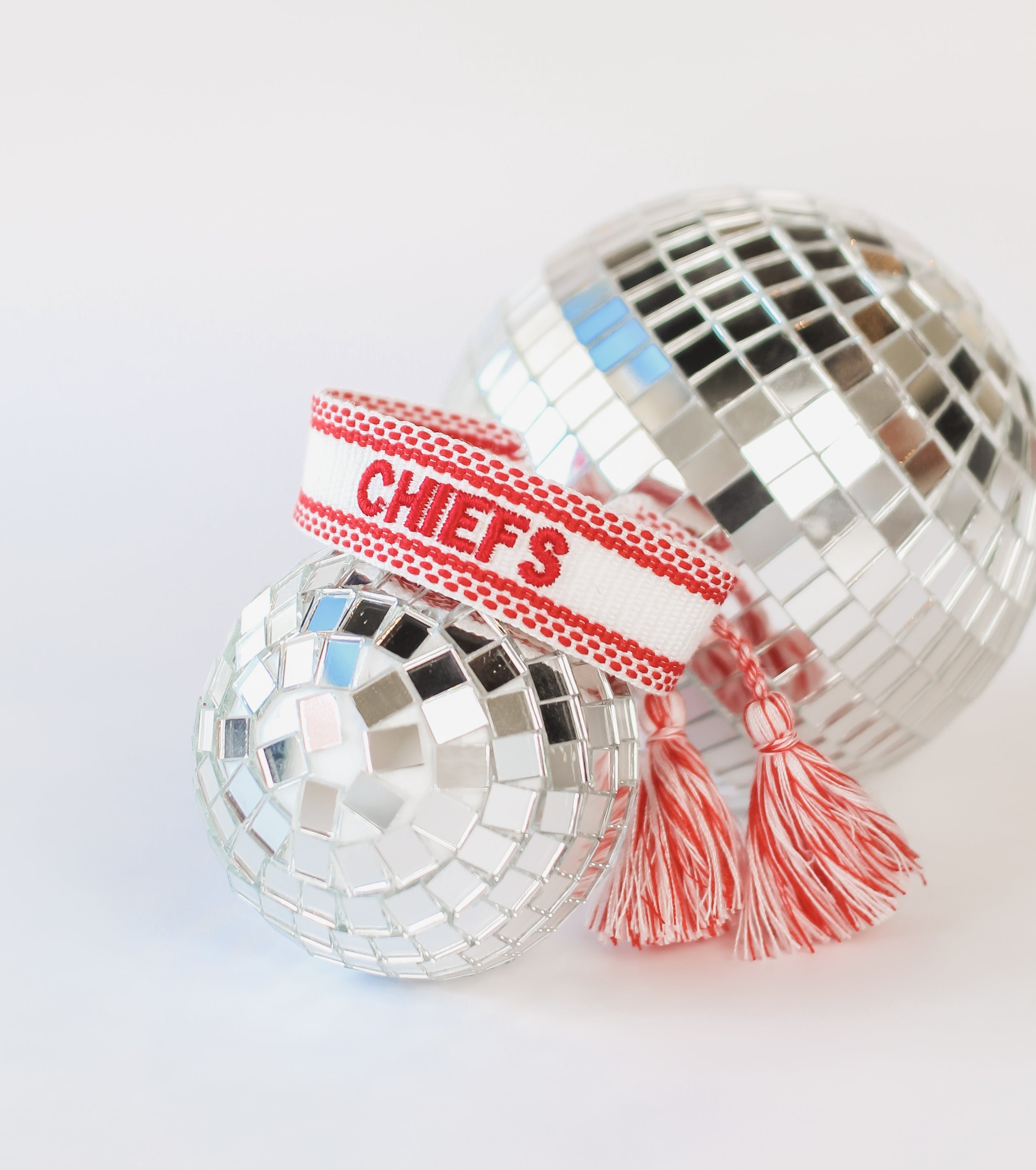 KC Chiefs Embrodiered Bracelet