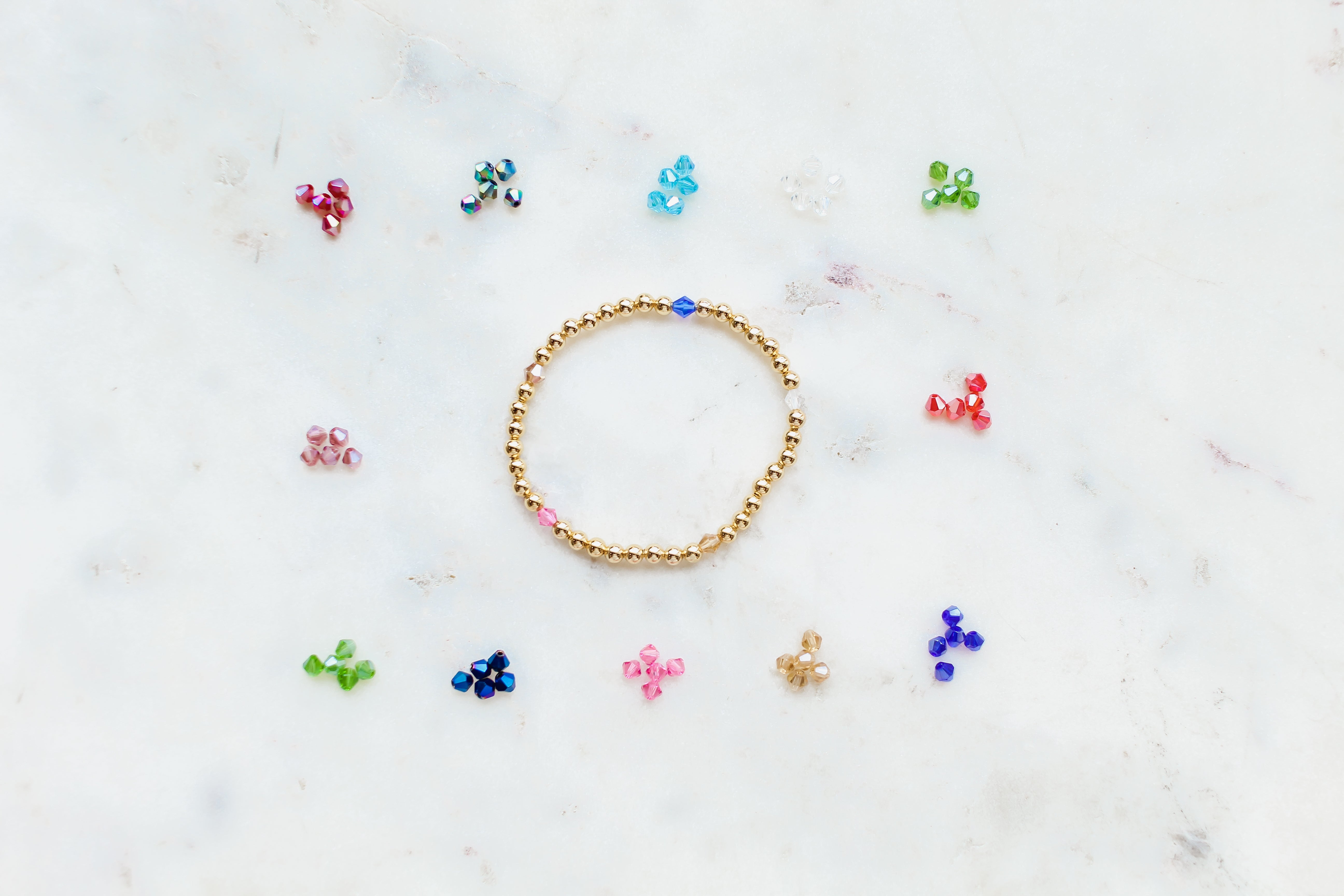 14k Gold Filled Birthstone Bracelet