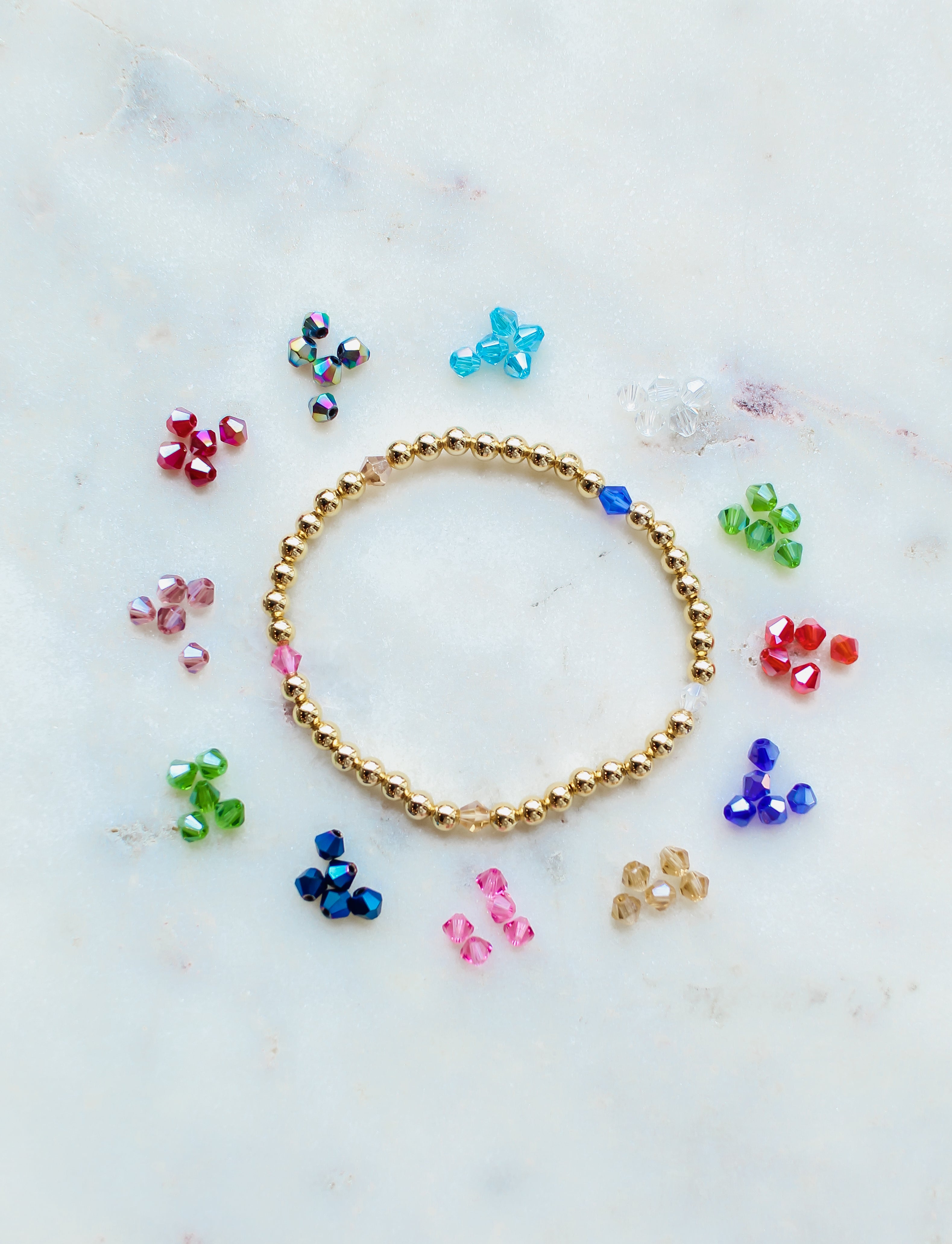 14k Gold Filled Birthstone Bracelet