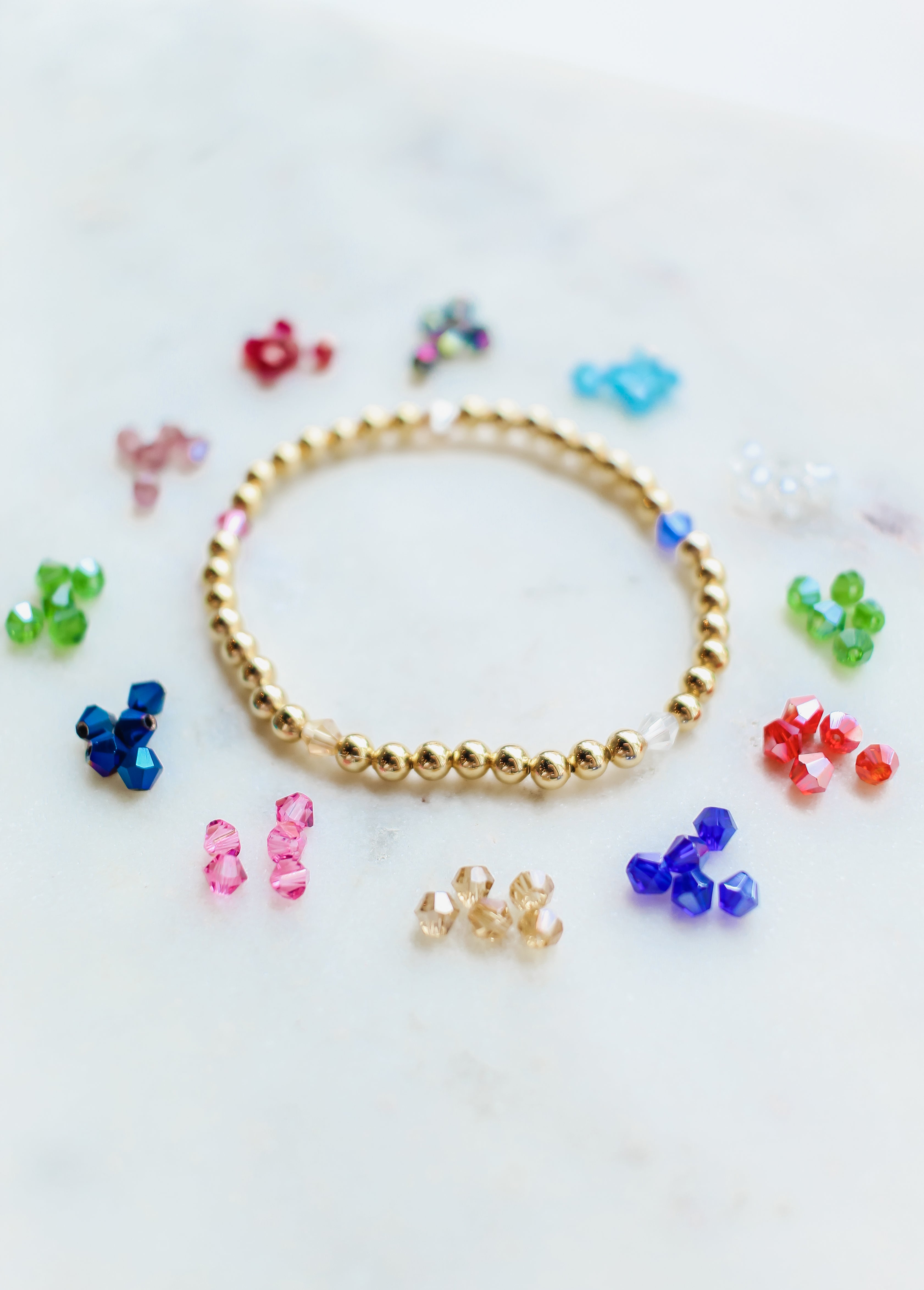 14k Gold Filled Birthstone Bracelet