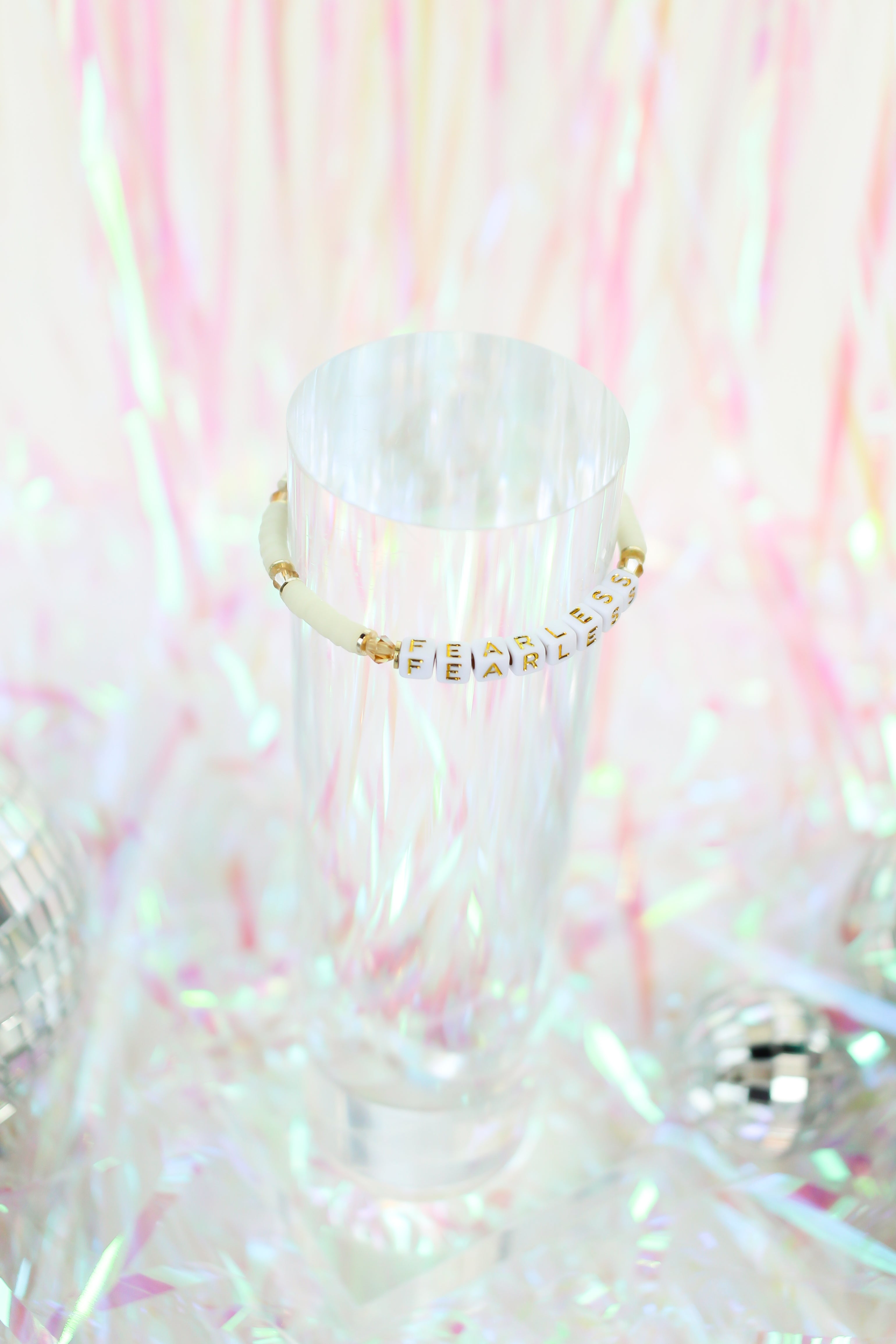 'Fearless' Seed Bead Bracelet