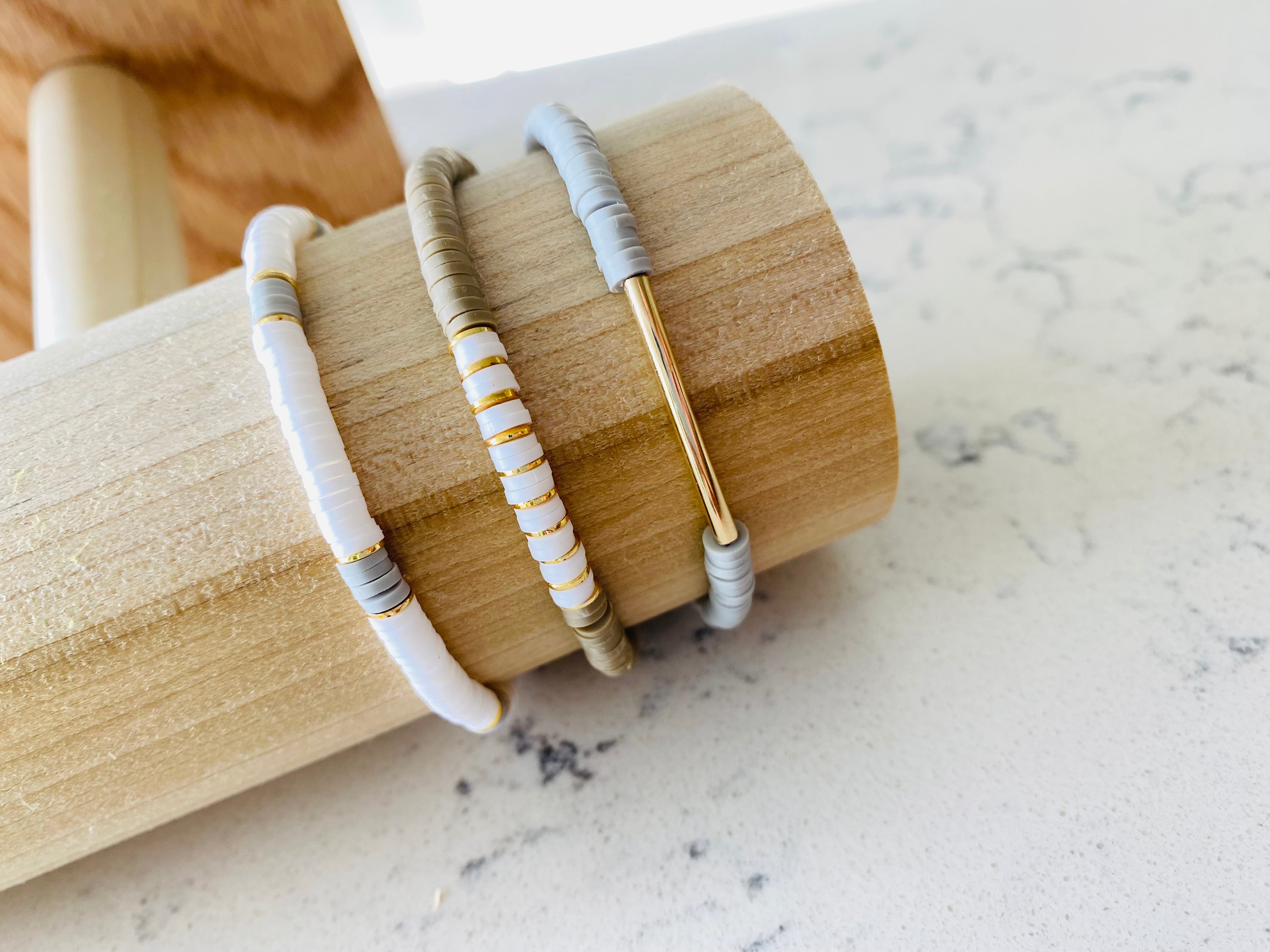 Mini Gold Neutral Trio Stack - ONIE + SKY
