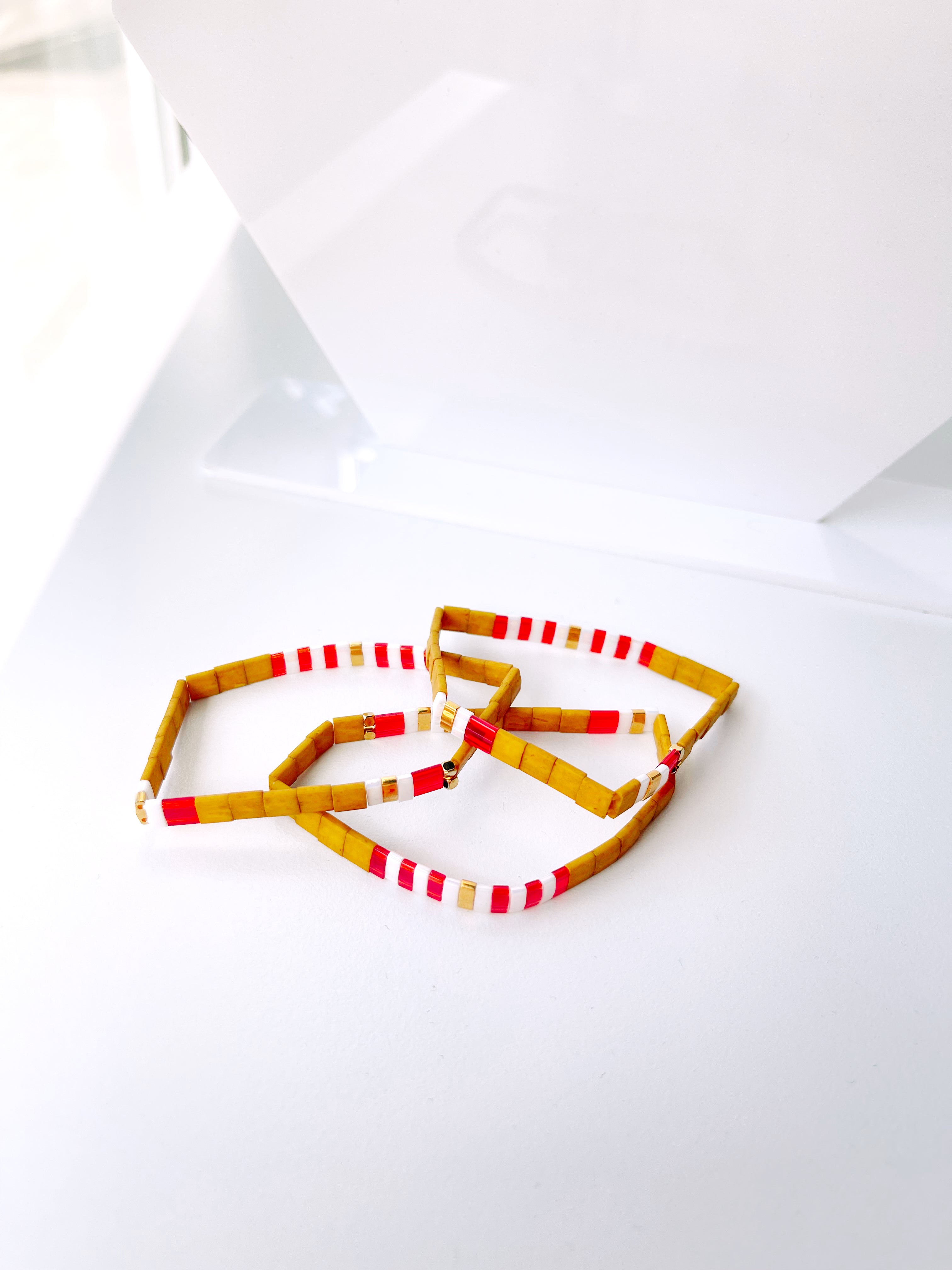 Chiefs Glass Tile Bracelet