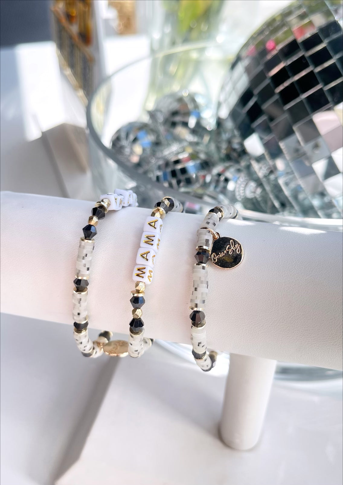 Custom Mini Dalmatian Bracelet