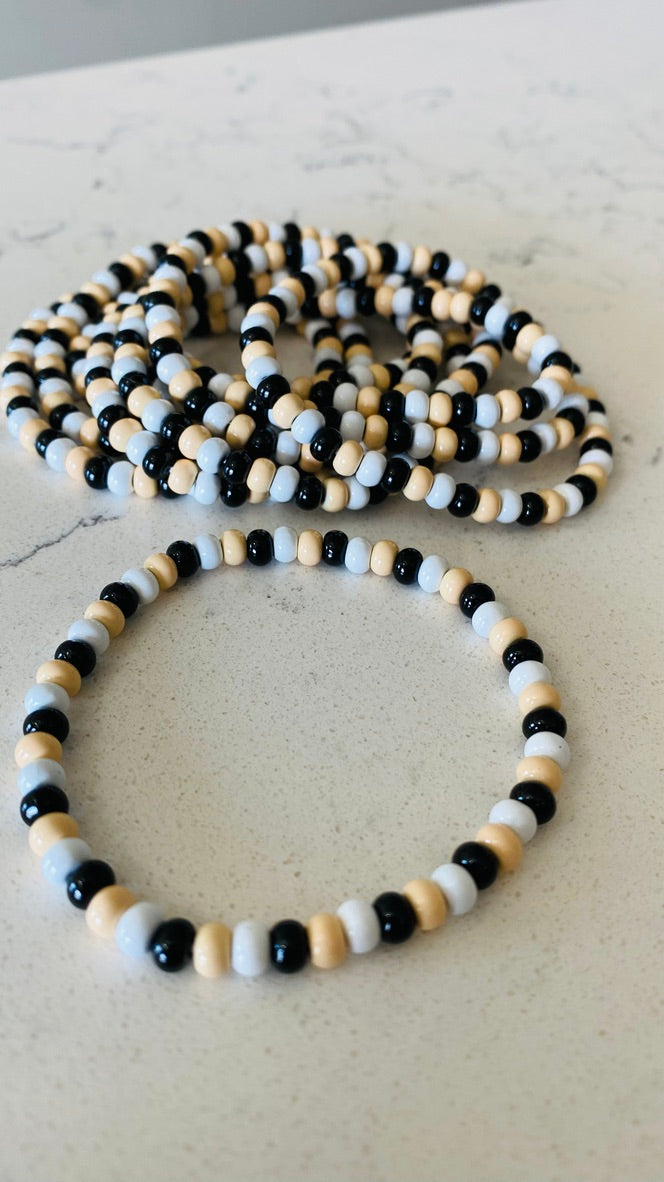 Neutral Mini Ball Bracelet