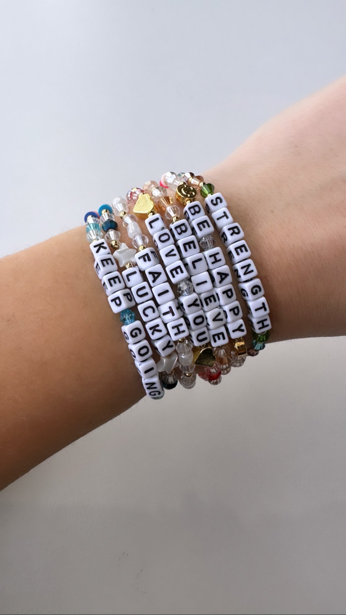 Crystal Seed Bead Bracelets
