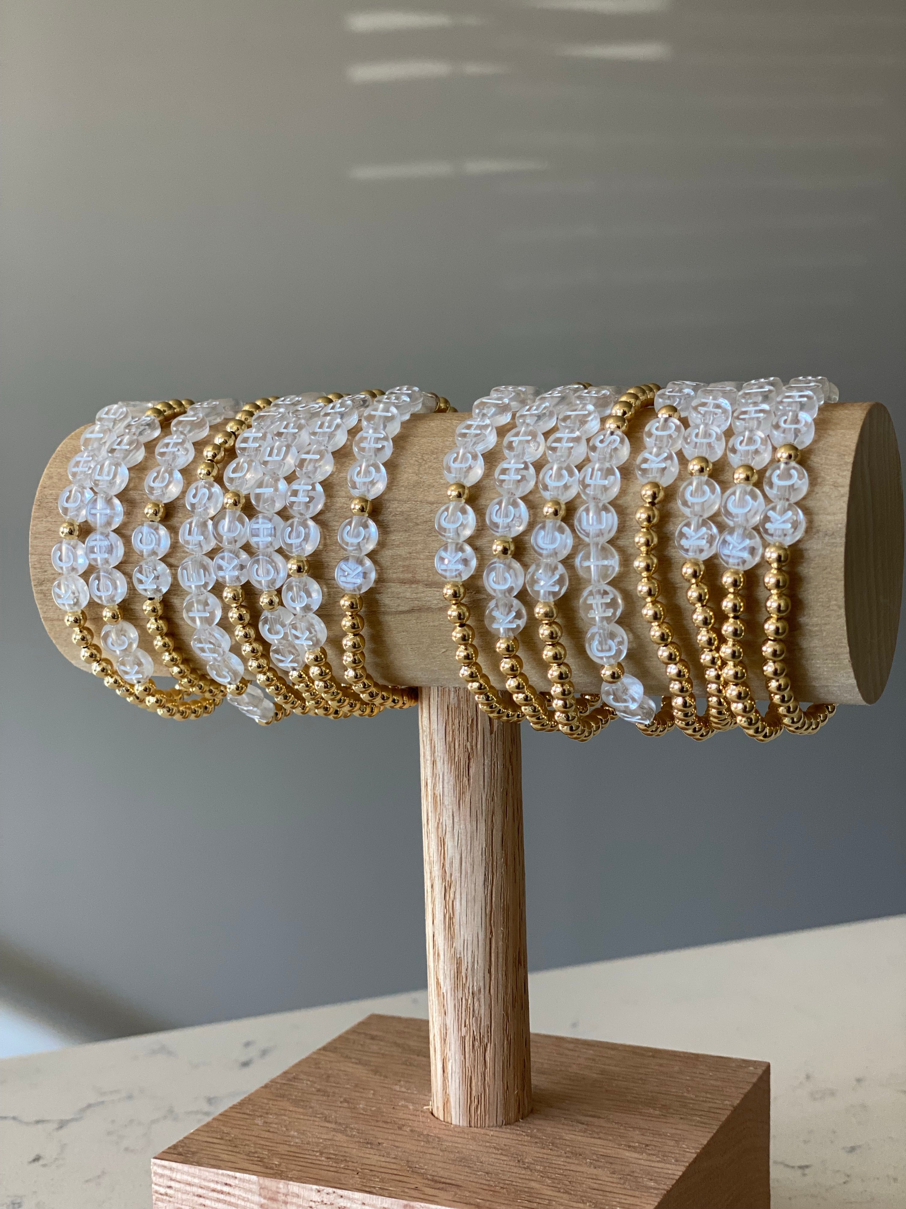 KC Chiefs Gold Bracelet - ONIE + SKY