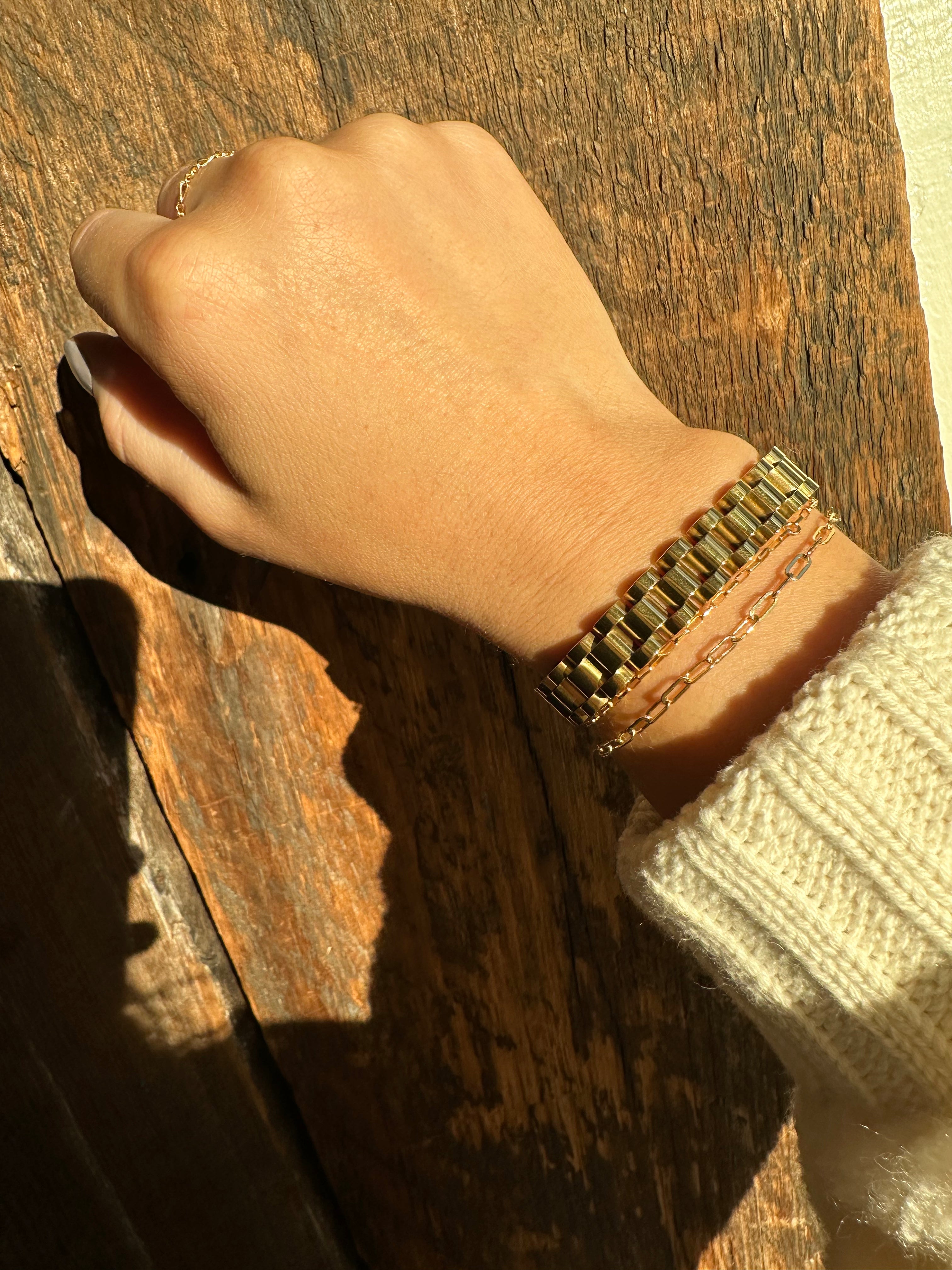 Gold Link Bracelet