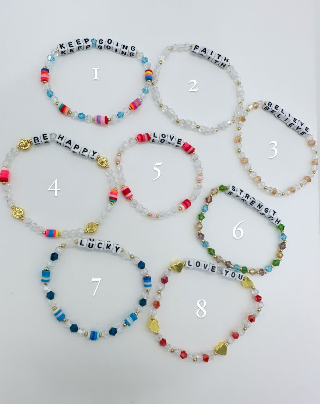 Crystal Seed Bead Bracelets