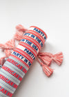 Party in the USA Embroidered Bracelet