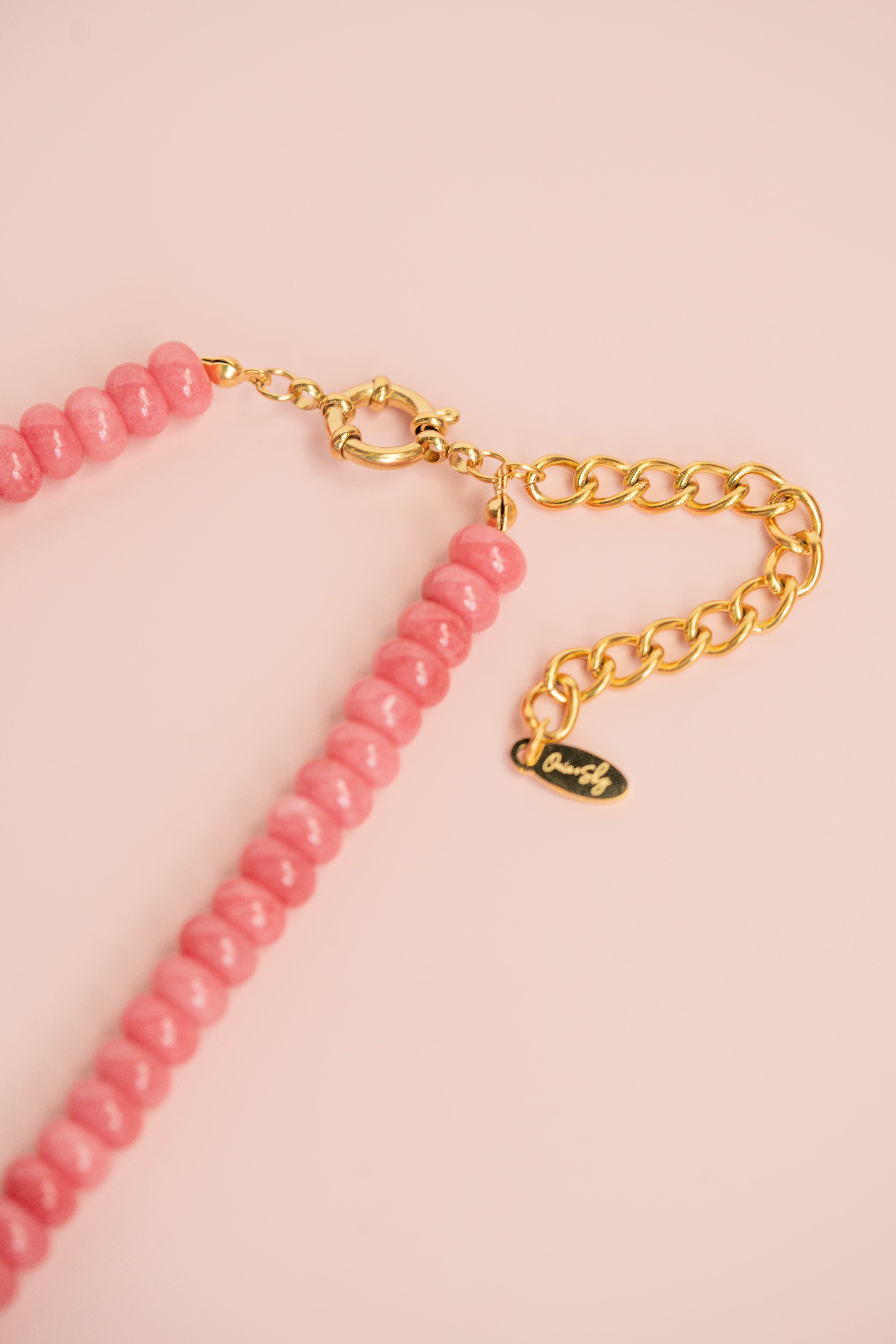 Fuchsia Gemstone Necklace