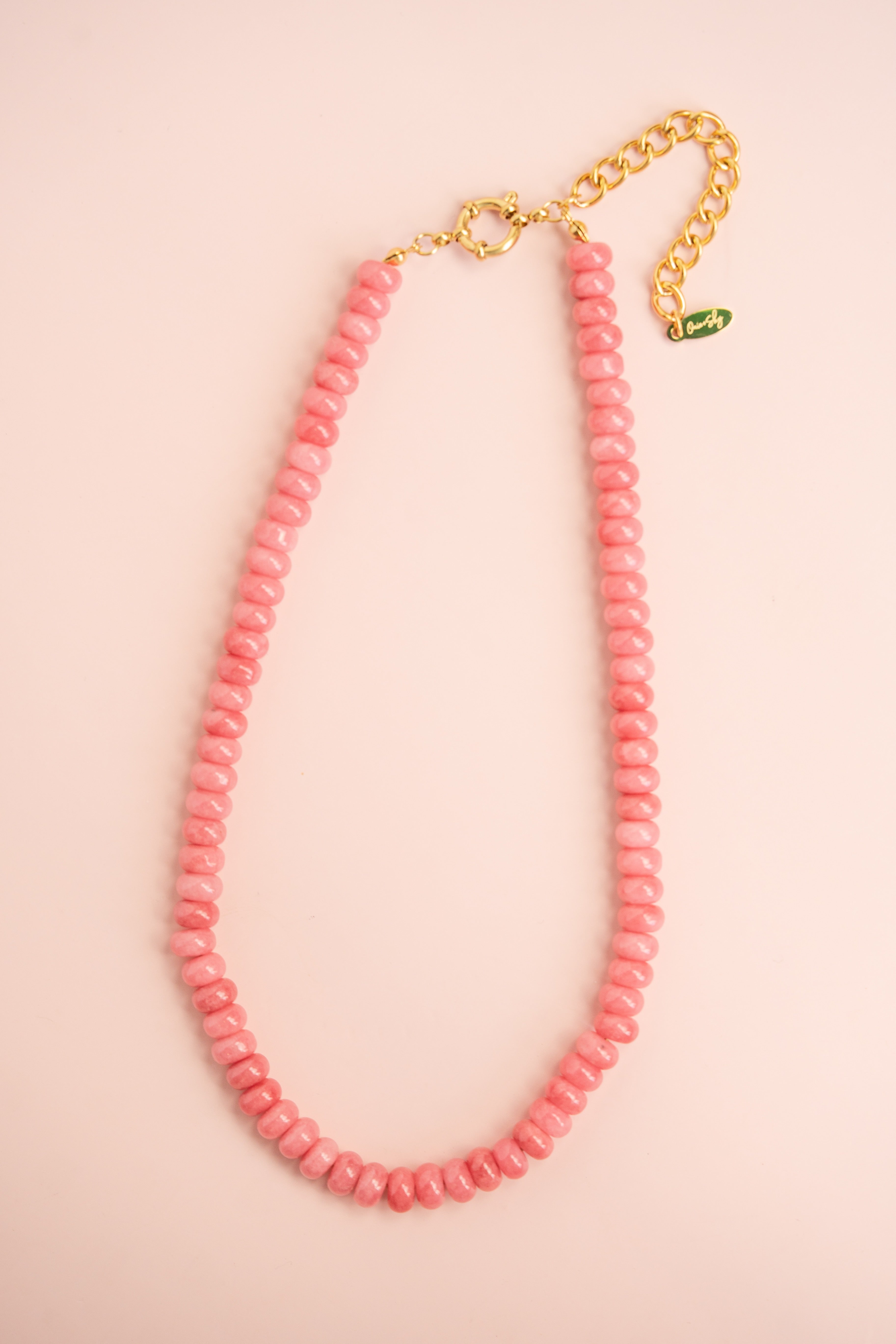 Fuchsia Gemstone Necklace