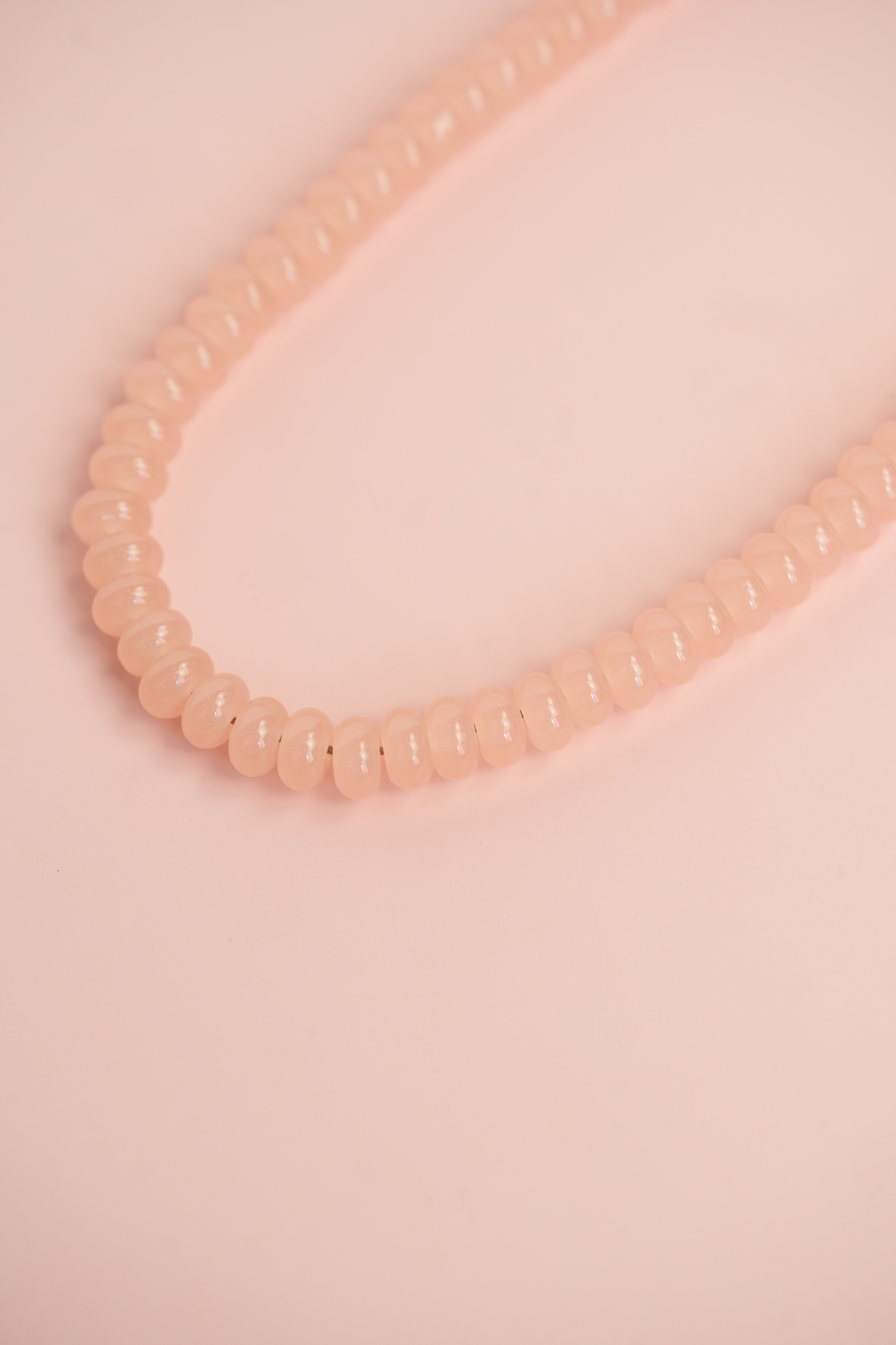 Salmon Gemstone Necklace