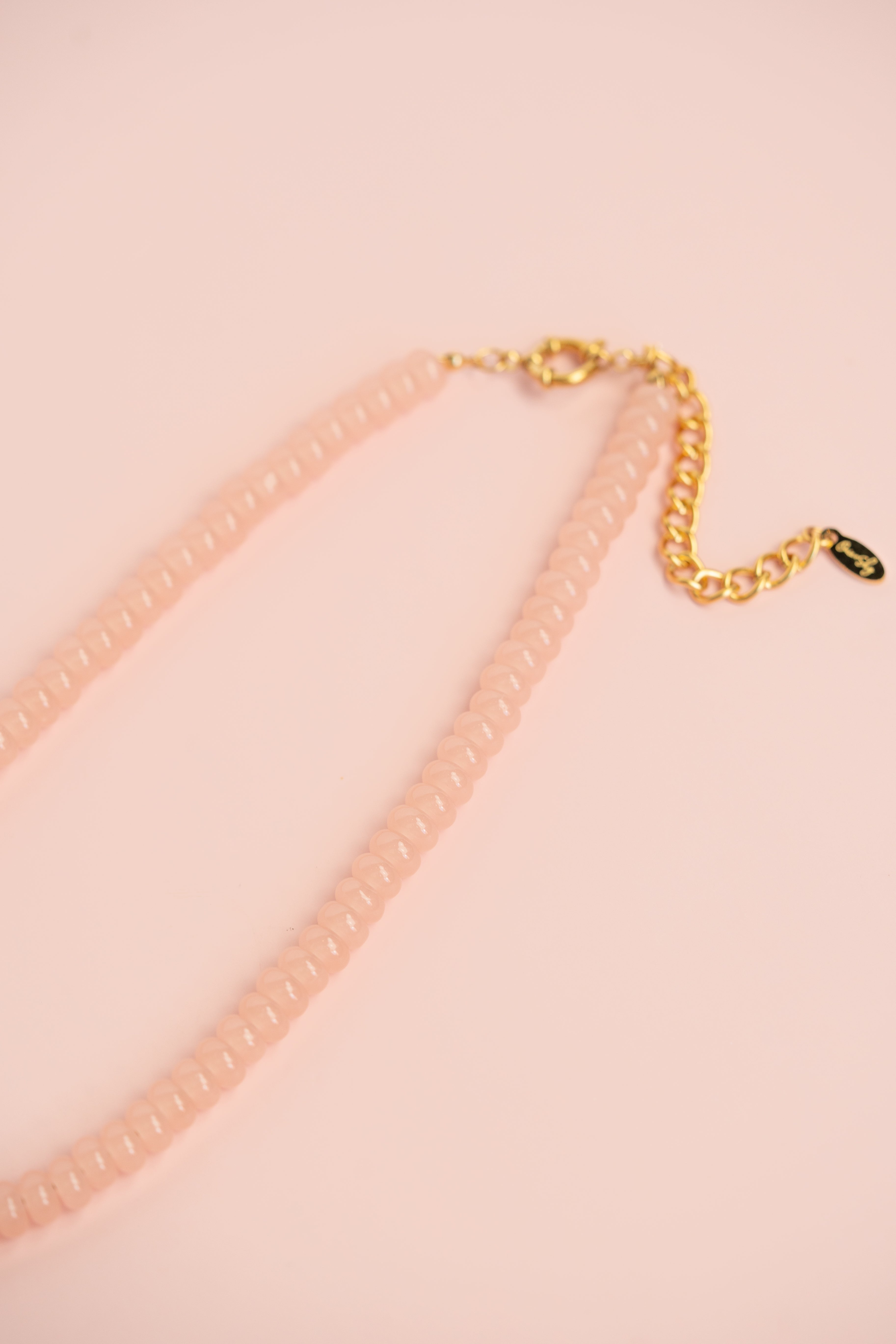 Salmon Gemstone Necklace