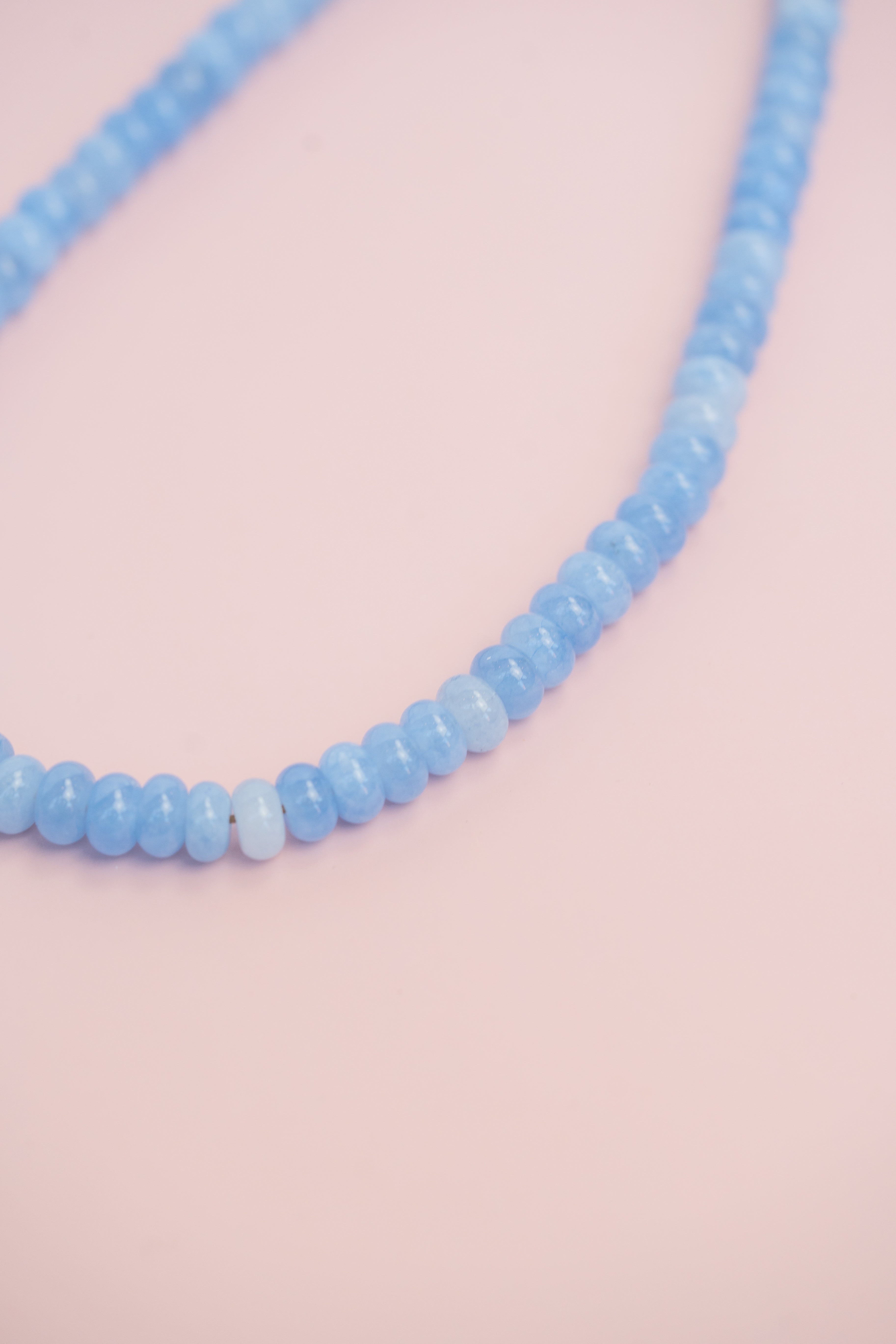 Sky Blue Gemstone Necklace