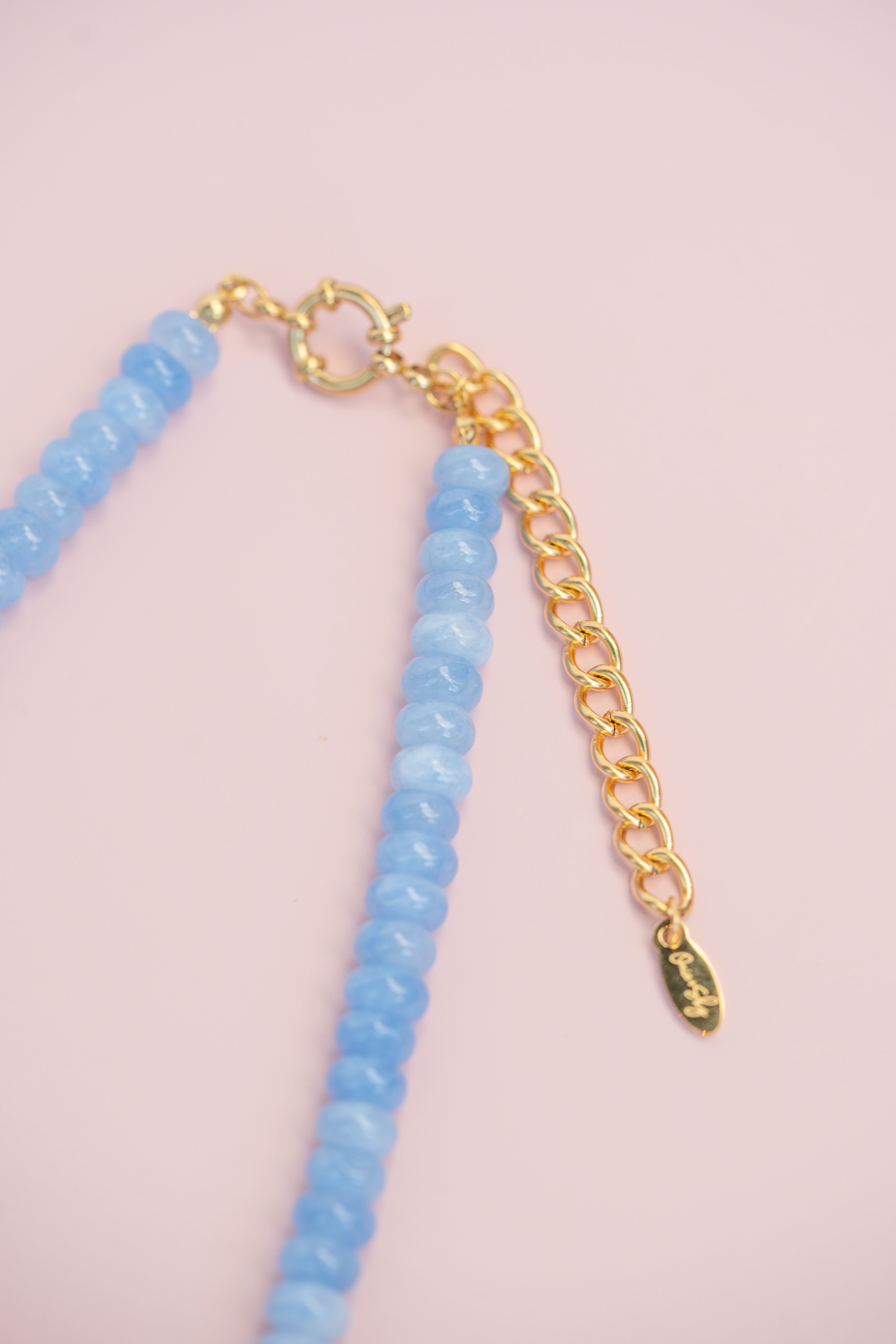 Sky Blue Gemstone Necklace