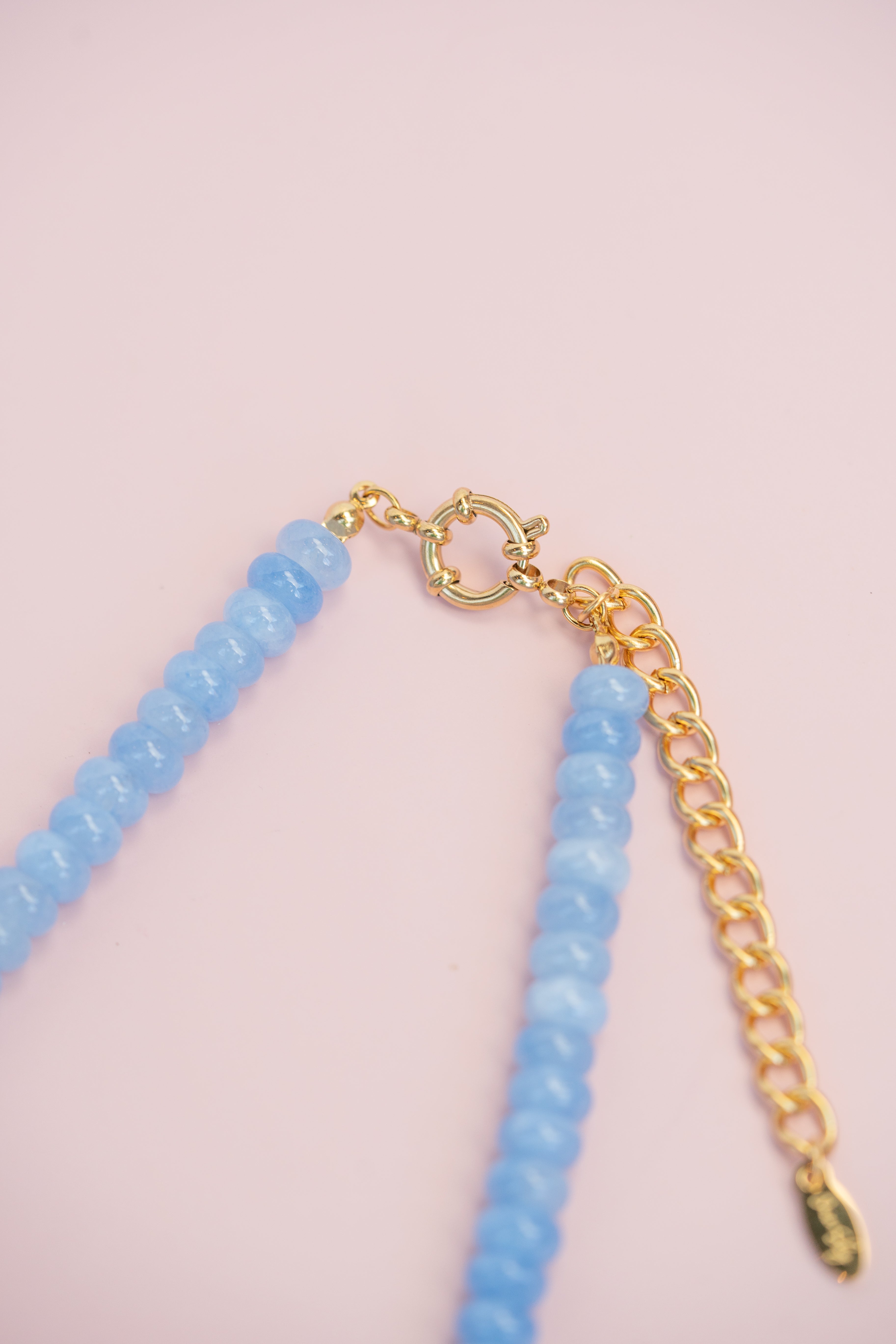 Sky Blue Gemstone Necklace