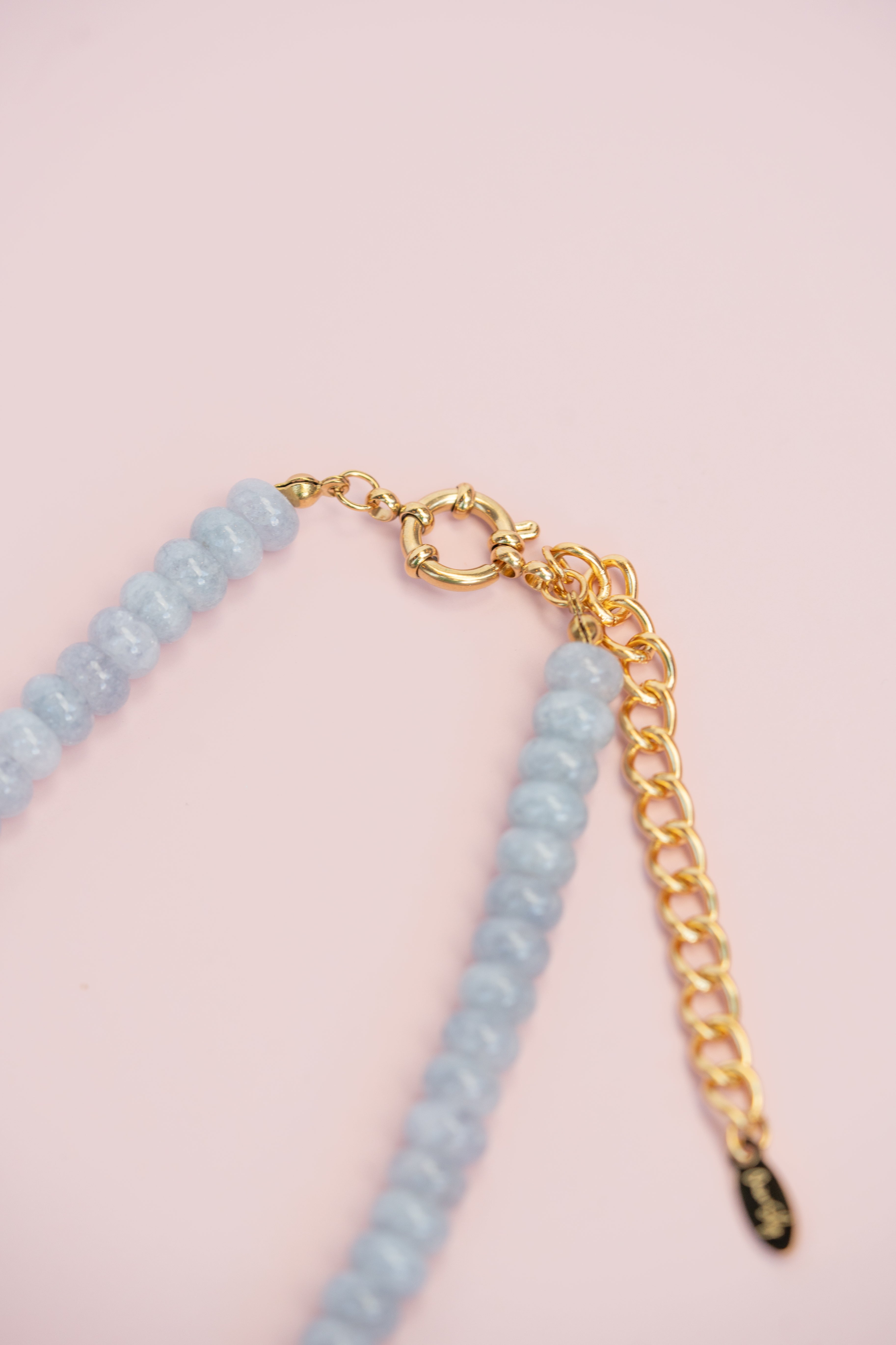 Stone Grey Gemstone Necklace