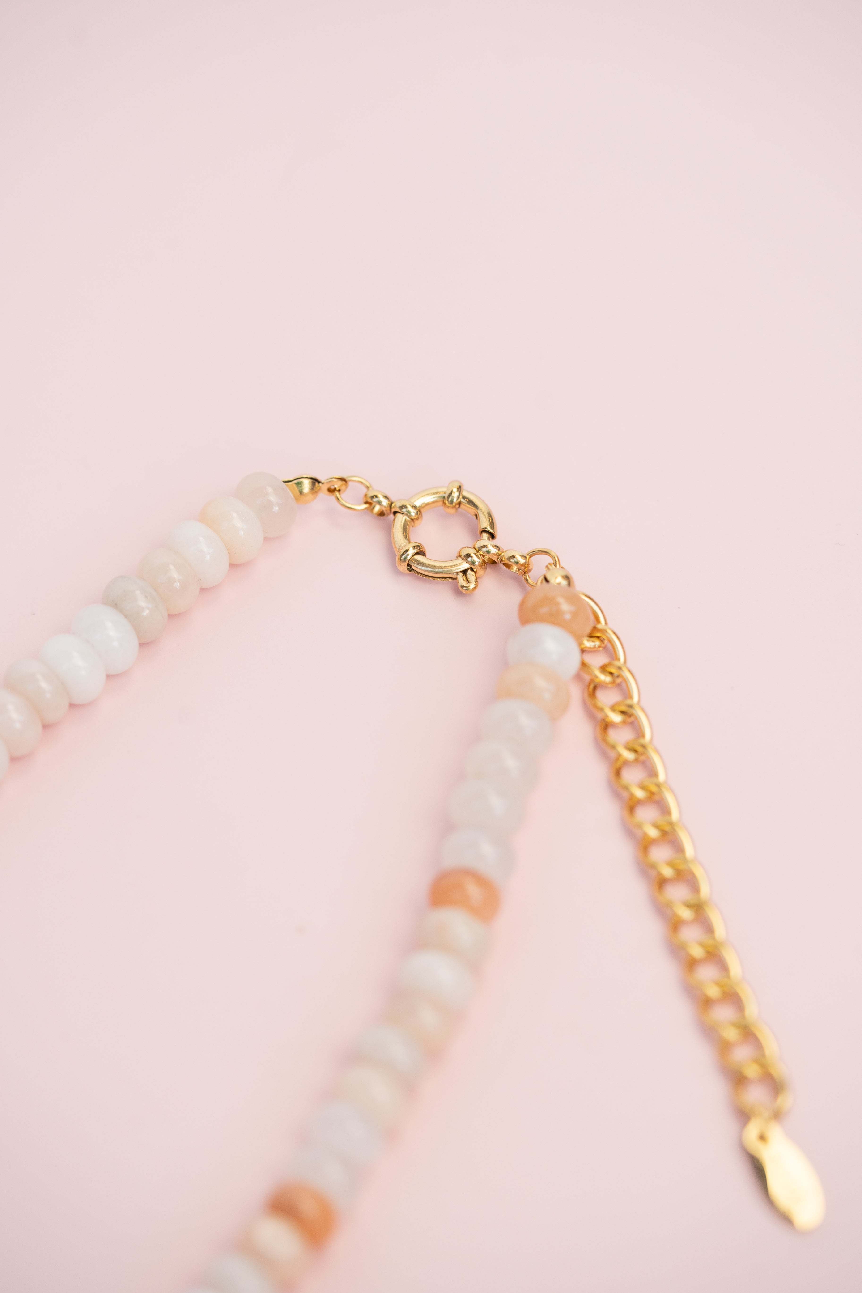 Neutral Gemstone Necklace