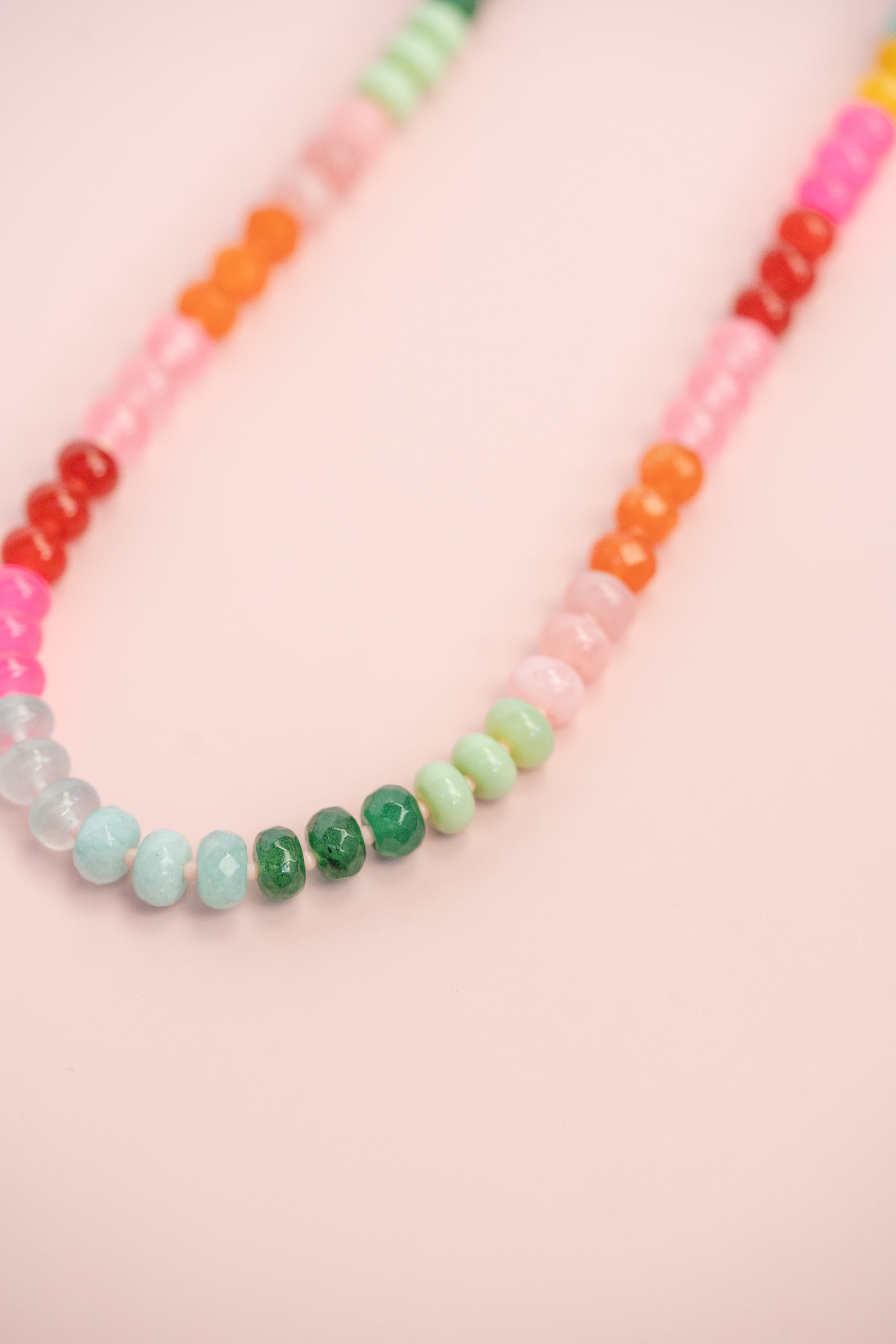 Marble Gemstone Necklace