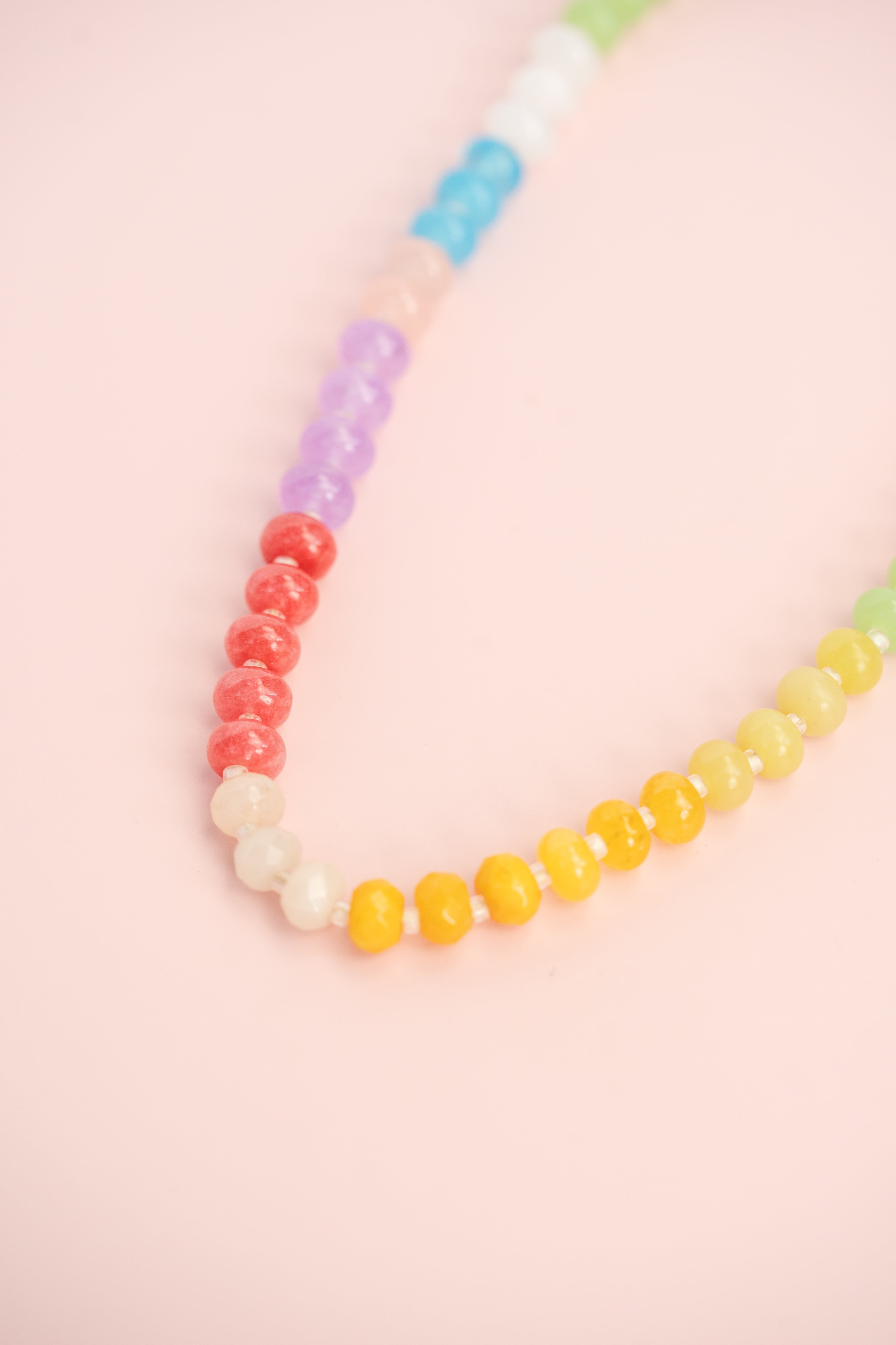 Pastel Gemstone Necklace