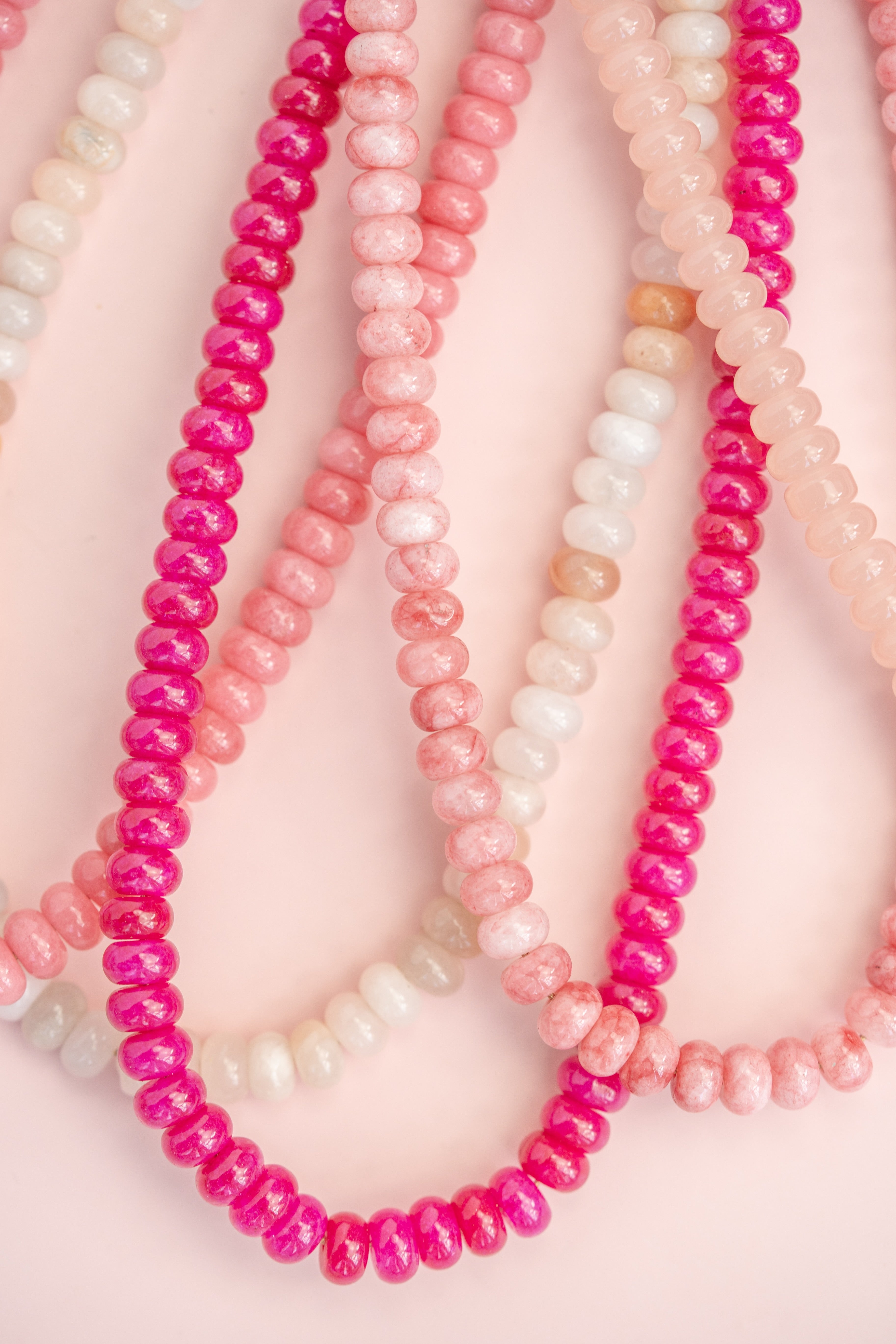 Magenta Gemstone Necklace