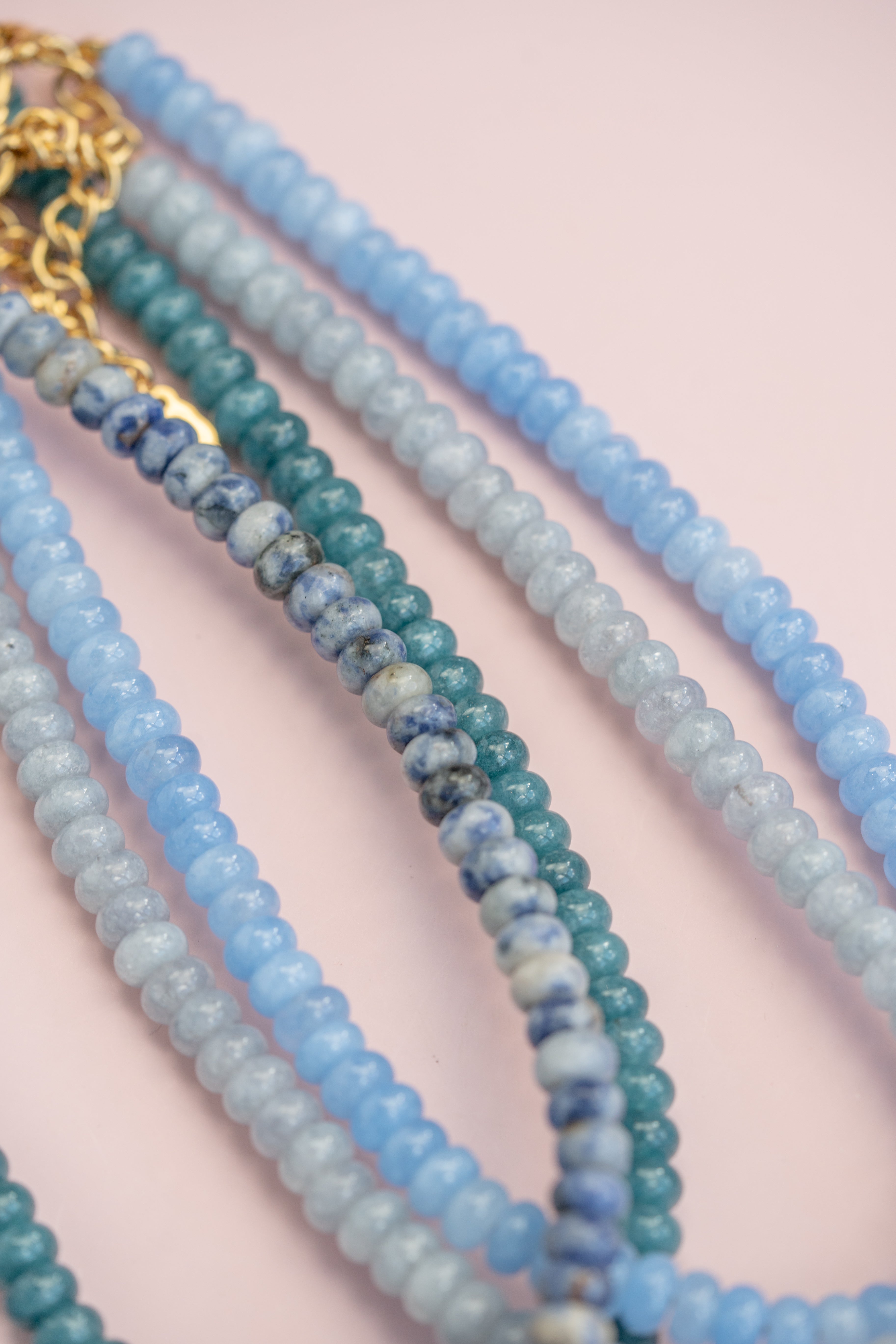 Sky Blue Gemstone Necklace