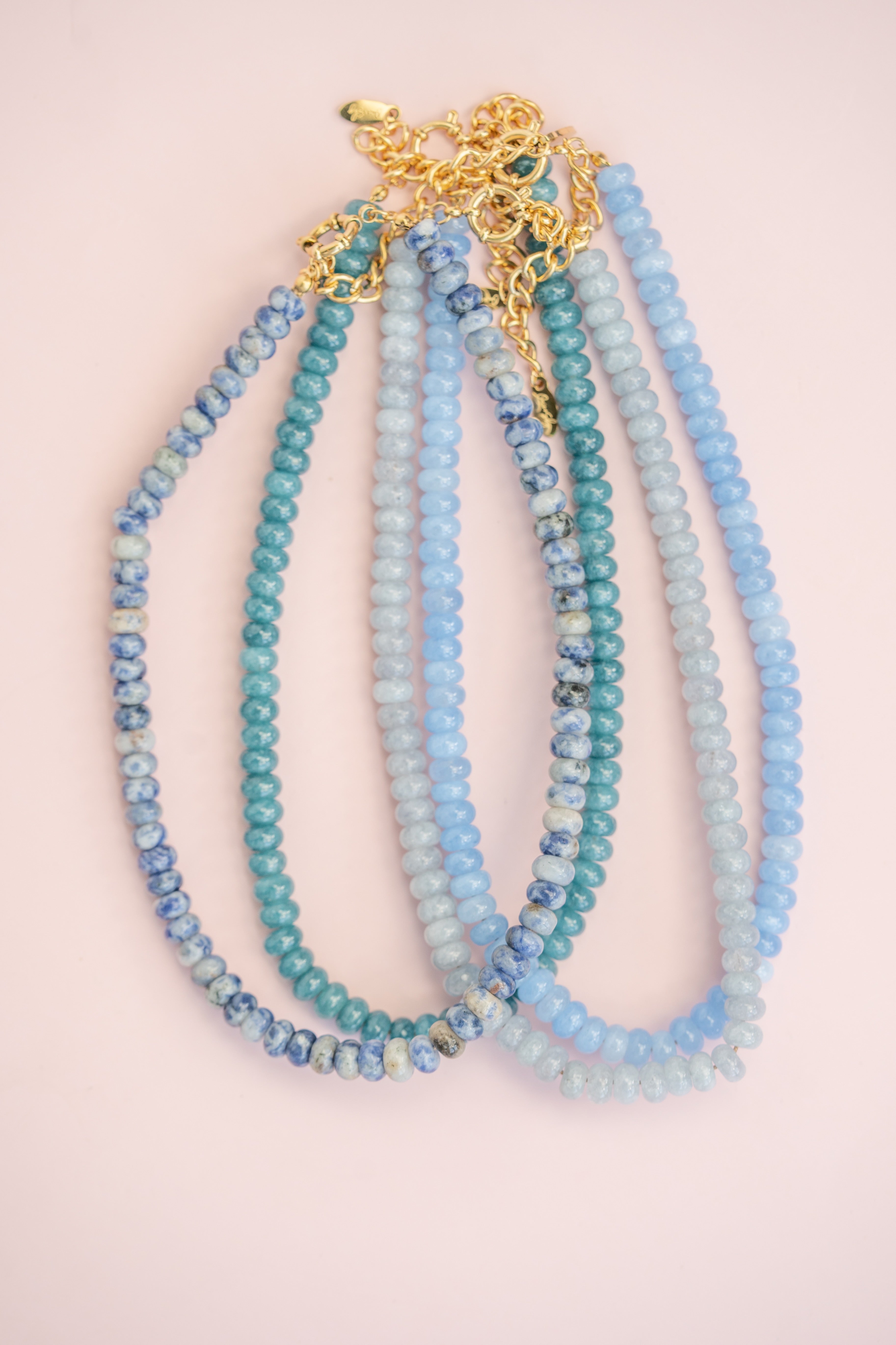 Sky Blue Gemstone Necklace