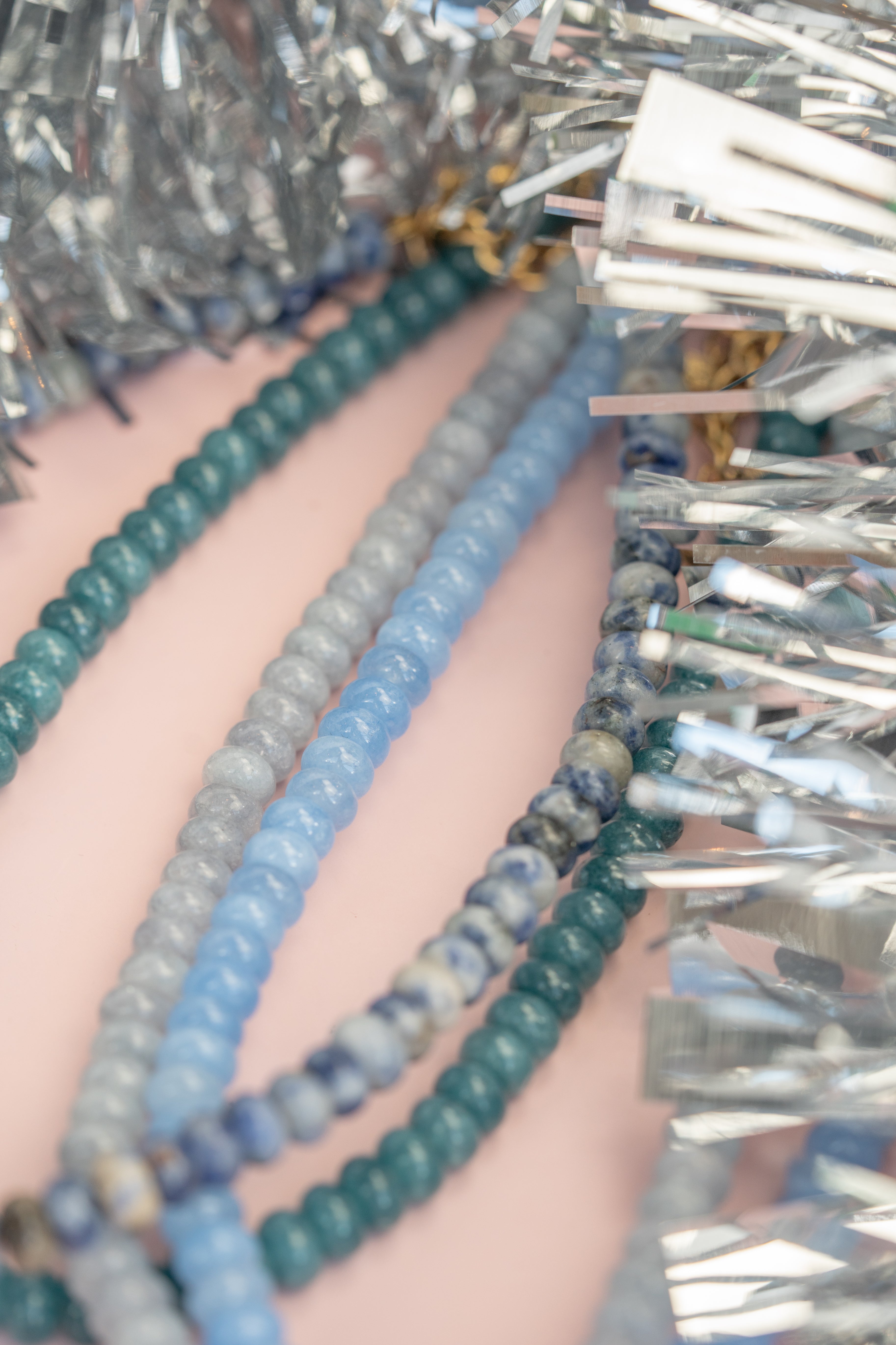 Stone Grey Gemstone Necklace